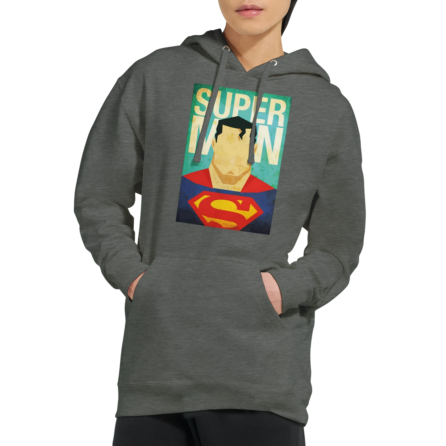 Retro Superman Inspired Hoodie