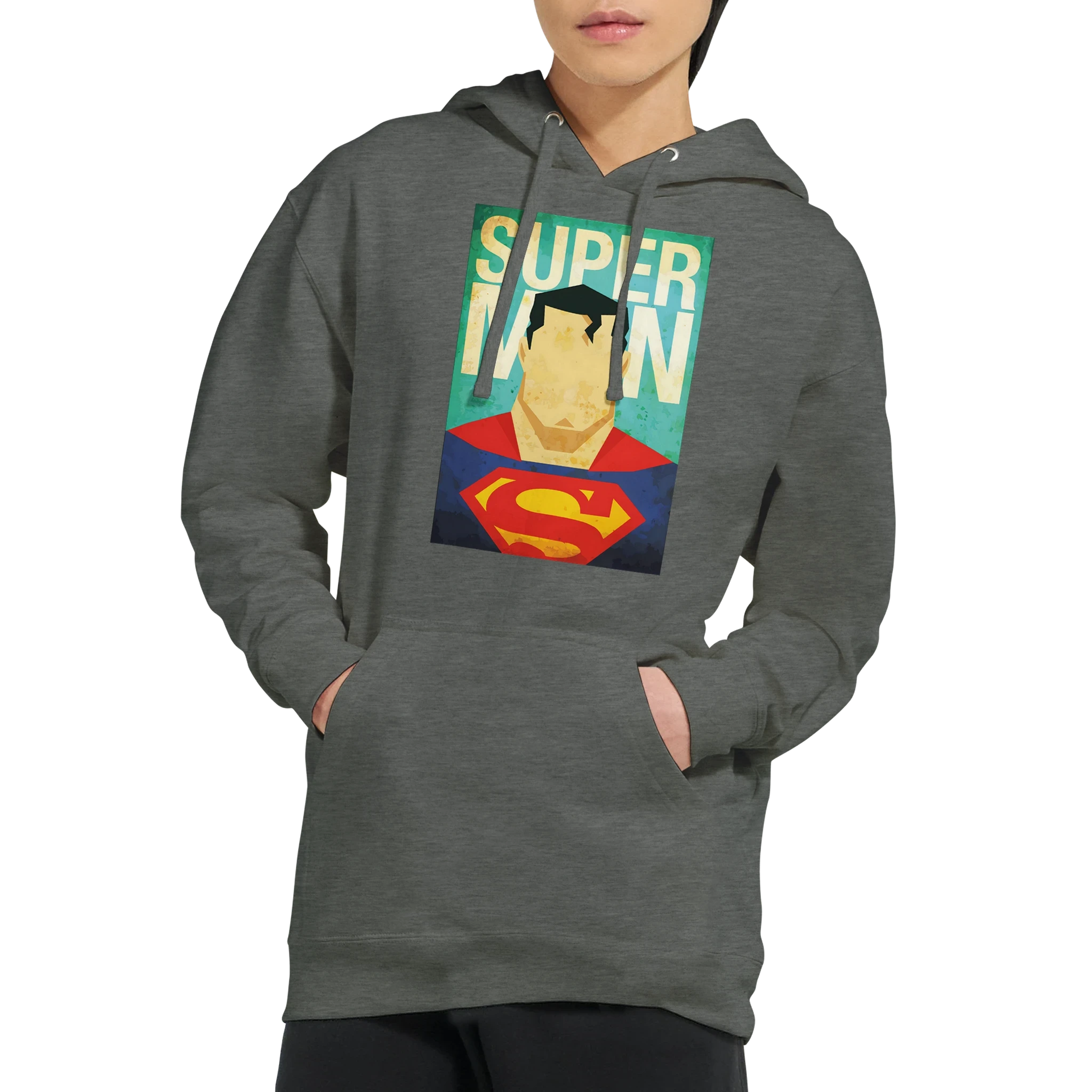 Retro Superman Inspired Hoodie