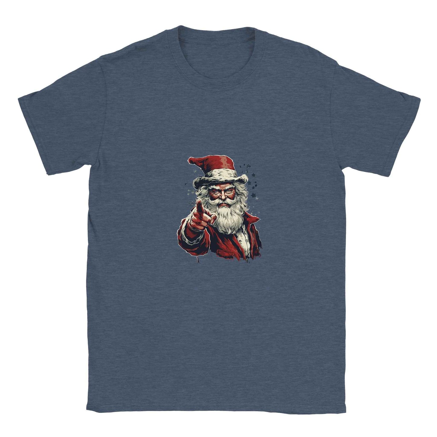 Badass Santa Claus T-Shirt – Festive Holiday Graphic Tee with an Edge