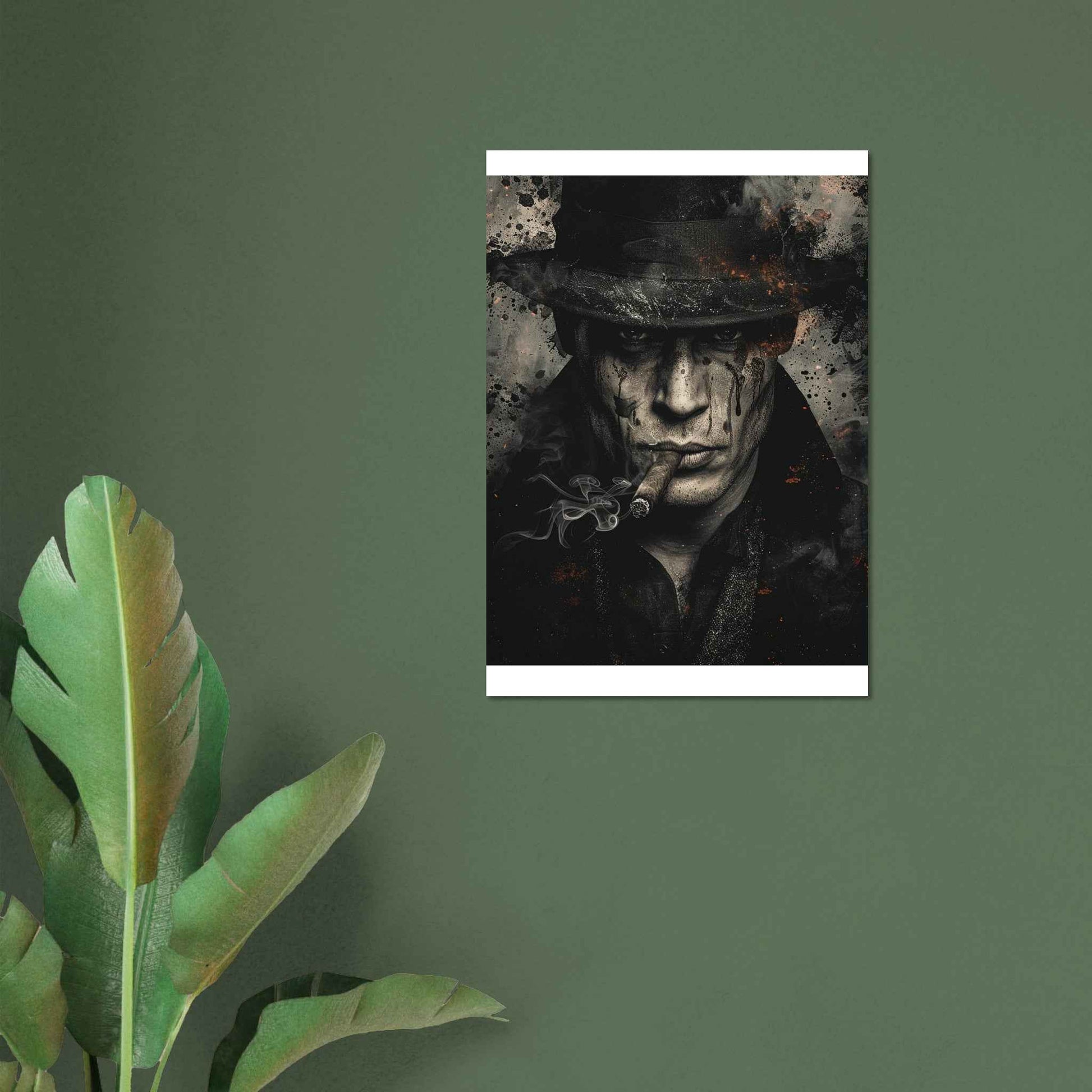 "Noir Enigma" Poster – Gritty, Cinematic Wall Art for Modern Spaces (Multiple Sizes Available)