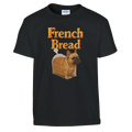 Kids Funny French Bread Bulldog T-Shirt
