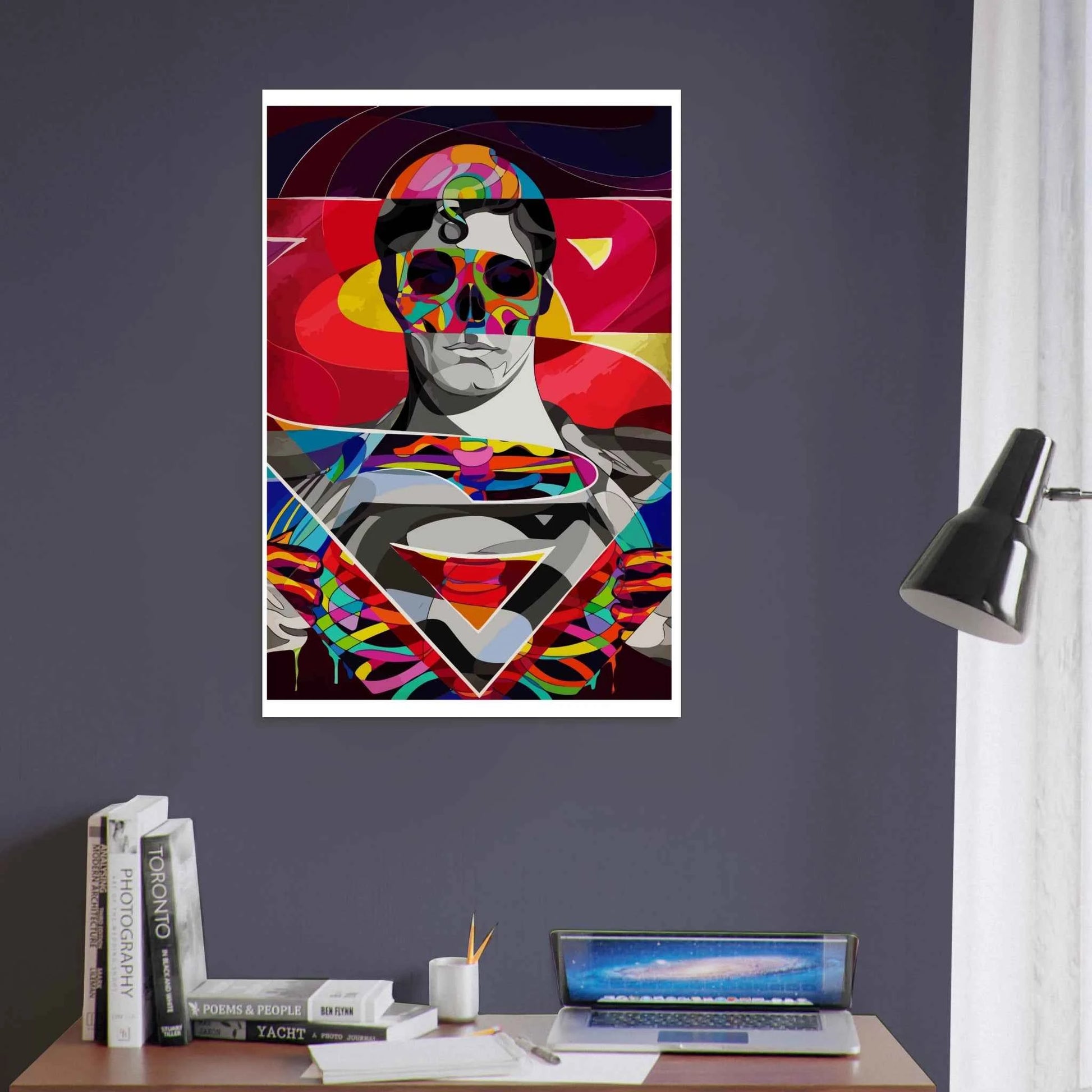 Abstract Hero Inspired Fine Art Poster