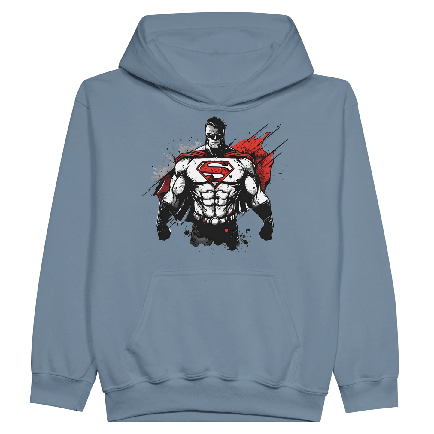 Kids Shadow Superman Hoodie