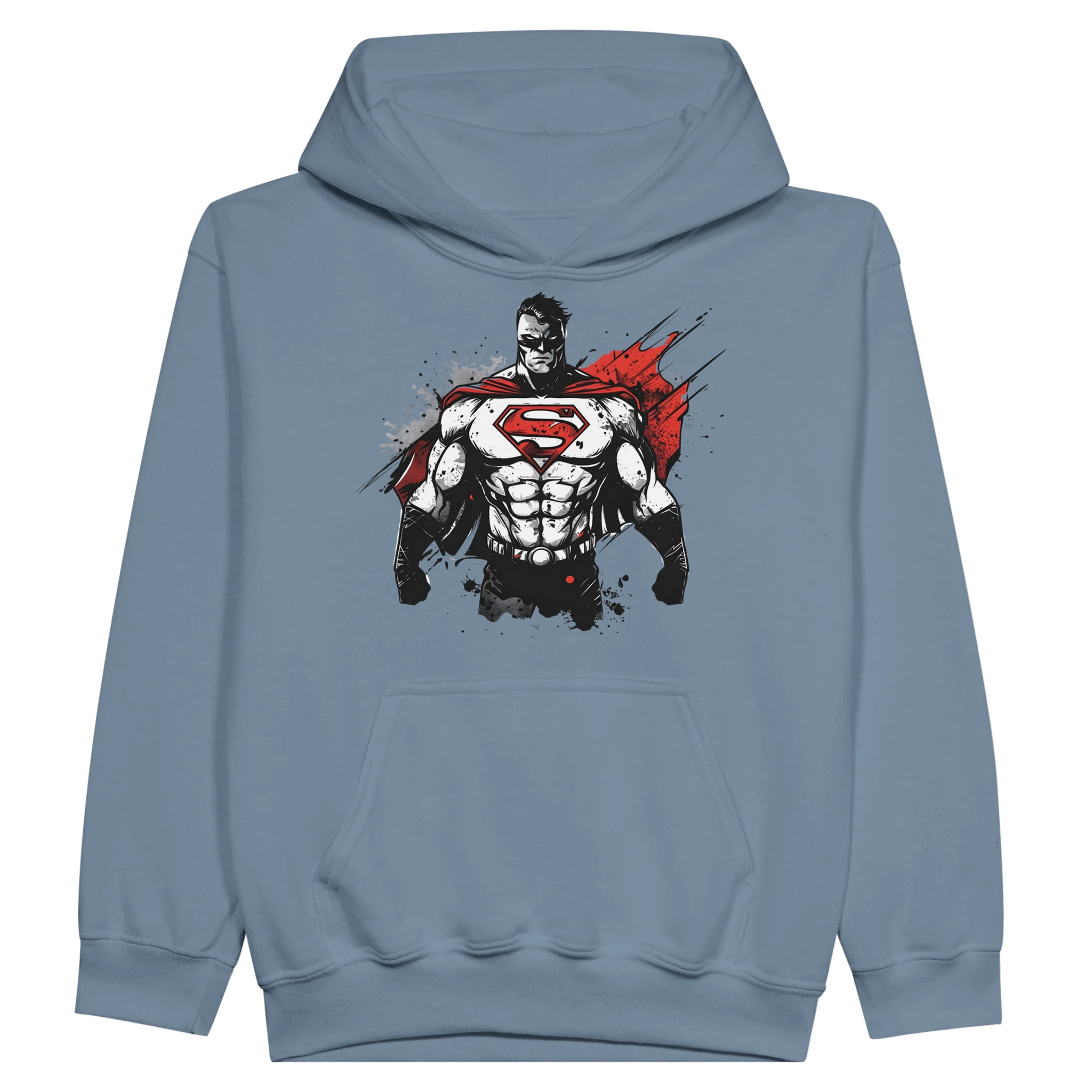 Kids Shadow Superman Hoodie