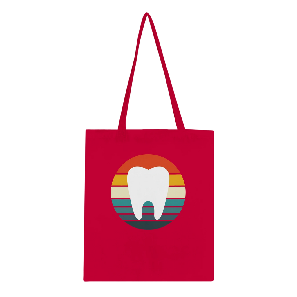 Retro Dental Tote Bag