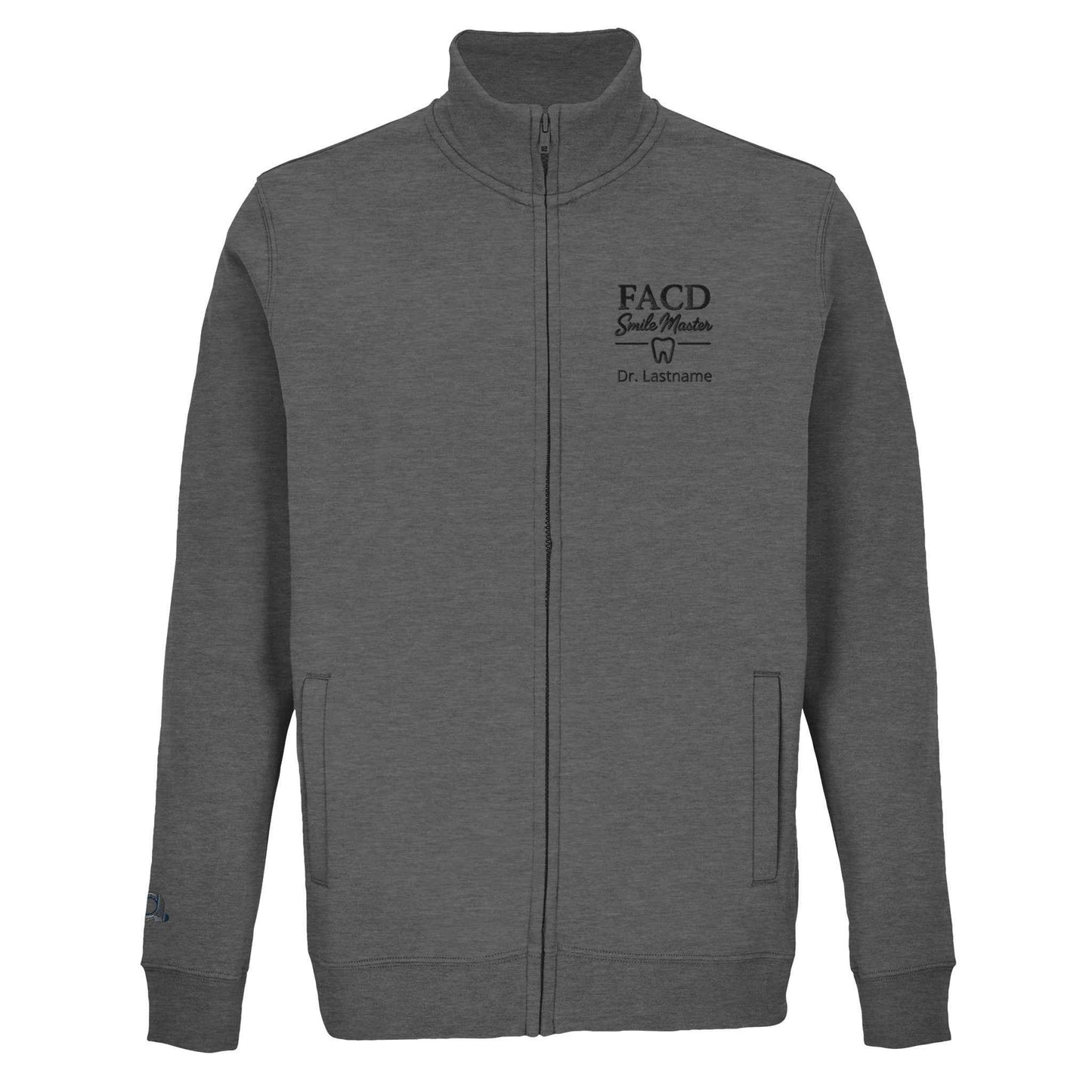 FACD Smile Master Embroidered Full Zip Sweatshirt with Custom Name