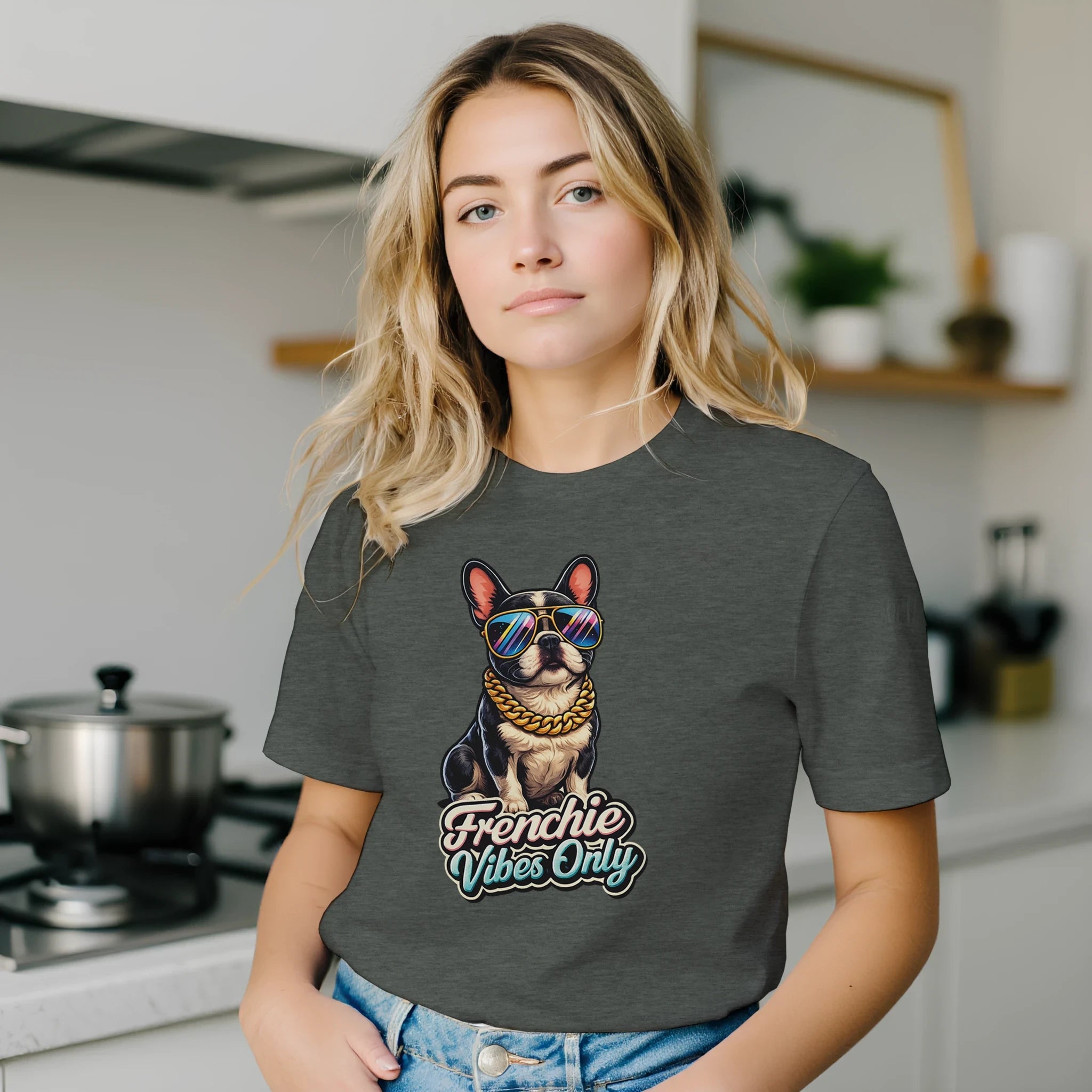 Frenchie Vibes Only T-Shirt