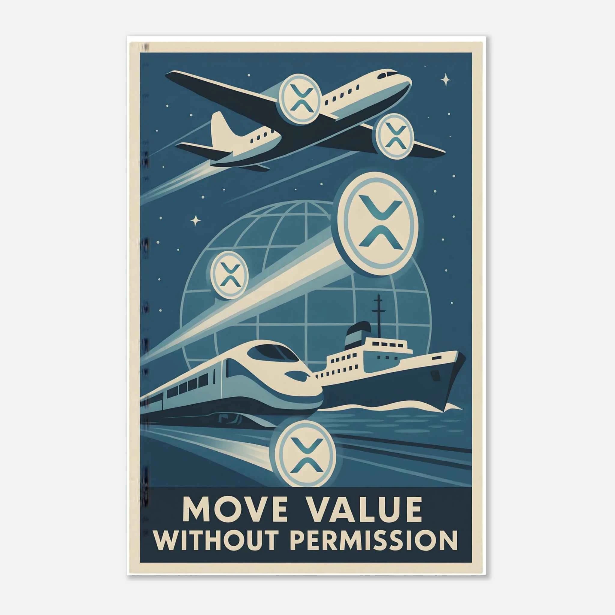 Crypto Propaganda XRP Fine Art Poster