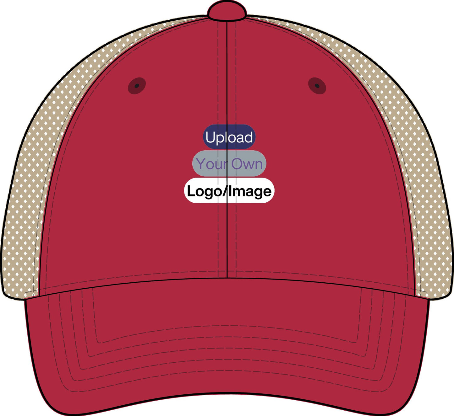 Custom Logo Embroidered Womens Mesh Hat | Ponytail Fit