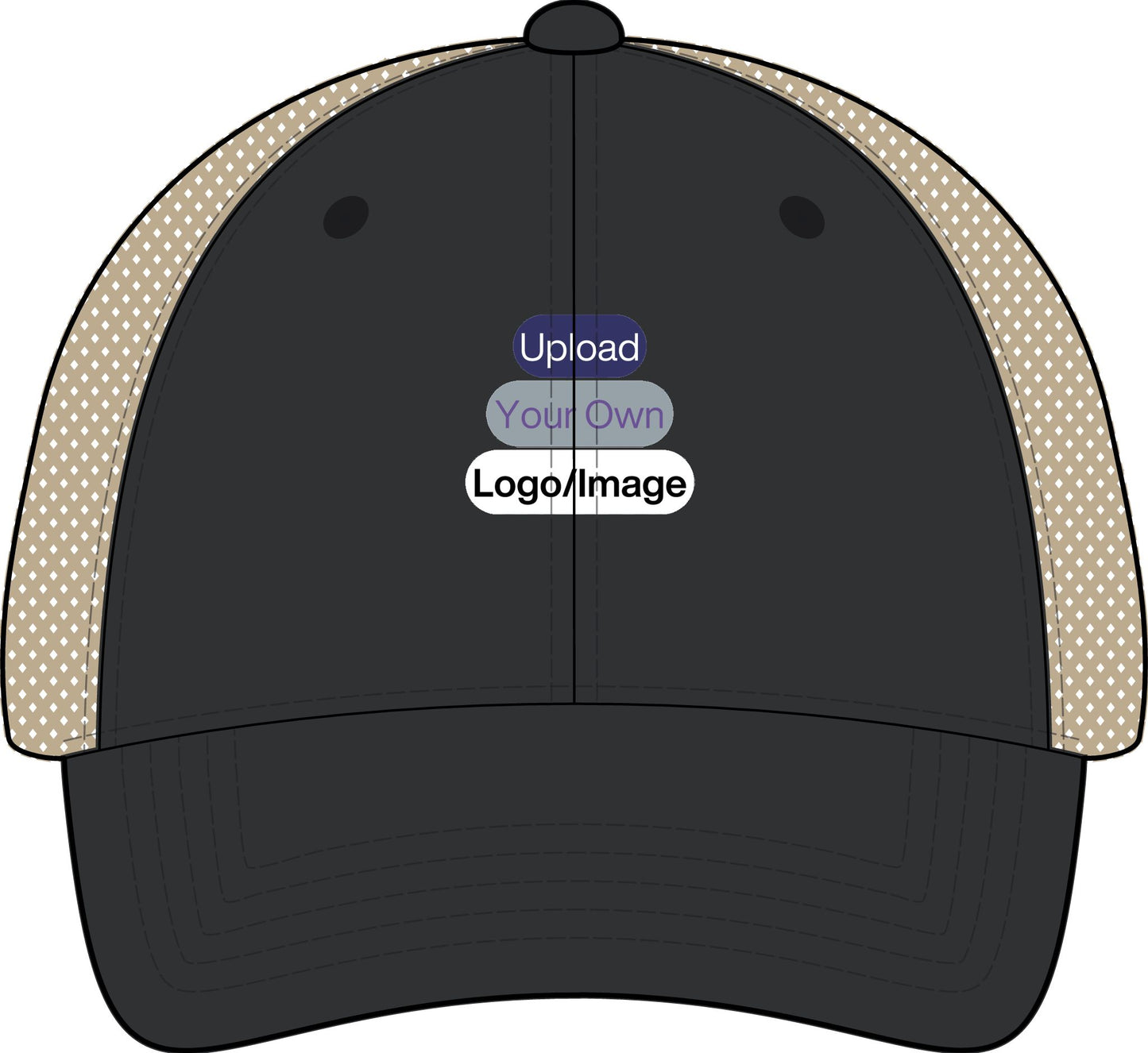 Custom Logo Embroidered Womens Mesh Hat | Ponytail Fit