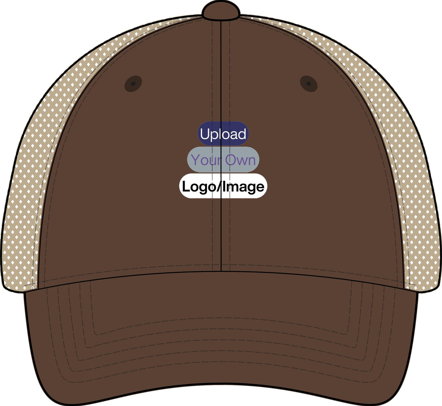 Custom Logo Embroidered Womens Mesh Hat | Ponytail Fit