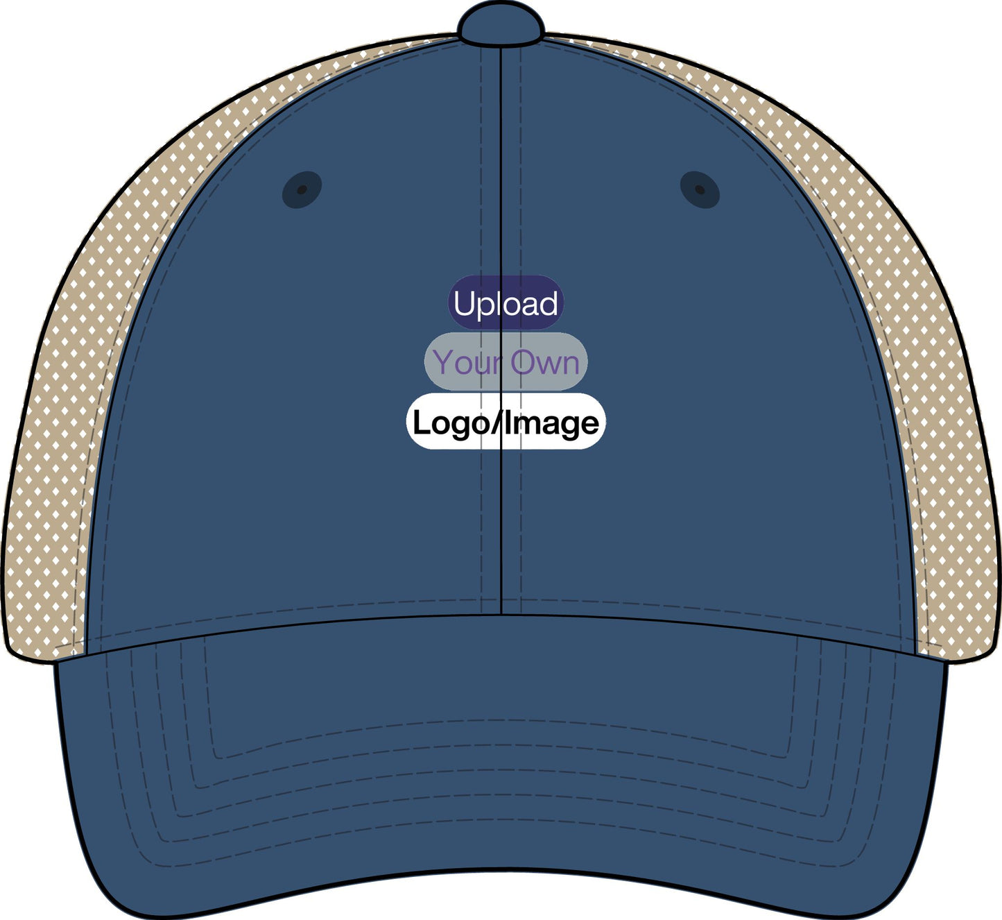 Custom Logo Embroidered Womens Mesh Hat | Ponytail Fit