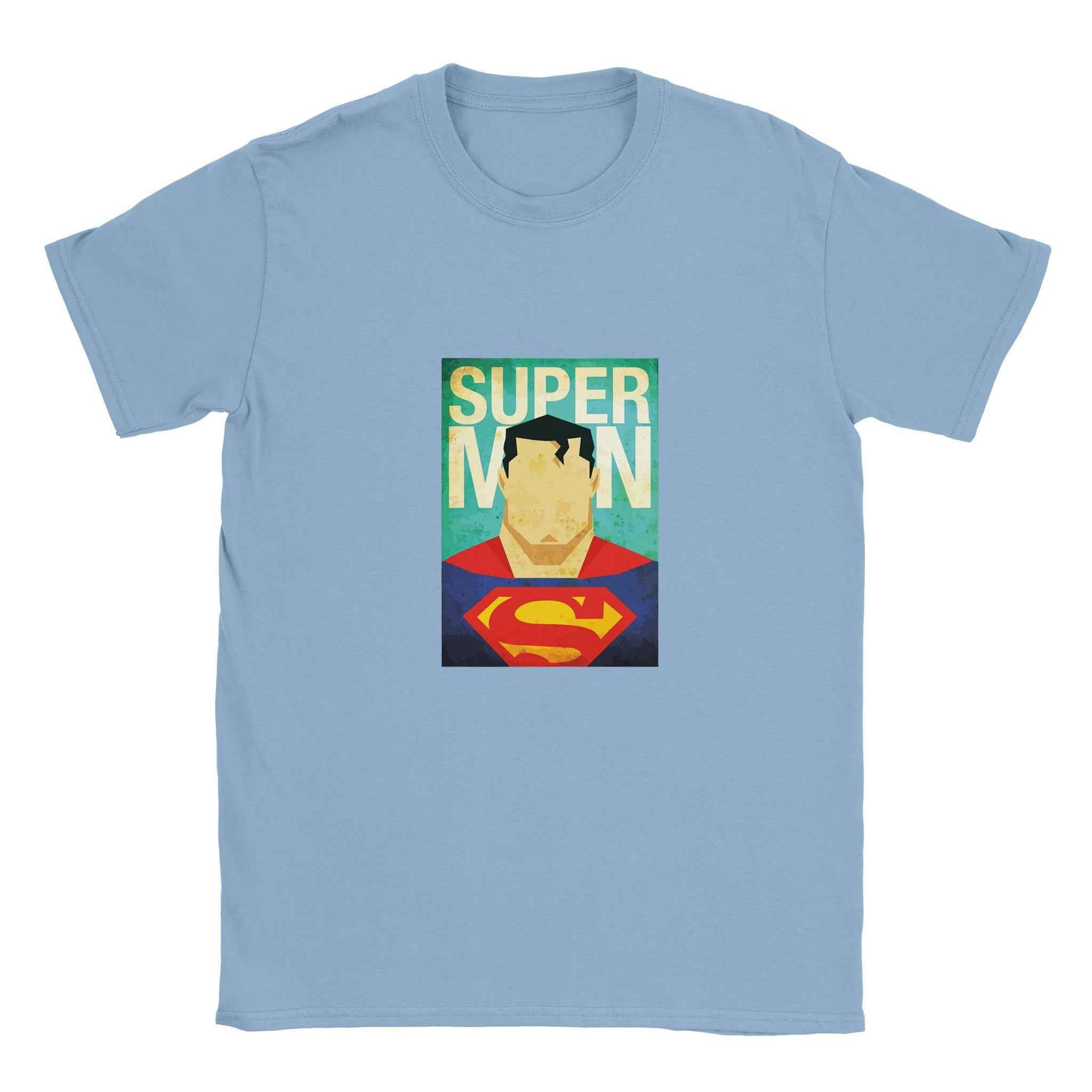 Retro Superman T-Shirt – Heroic Comic-Inspired Graphic Tee in Vibrant Hues