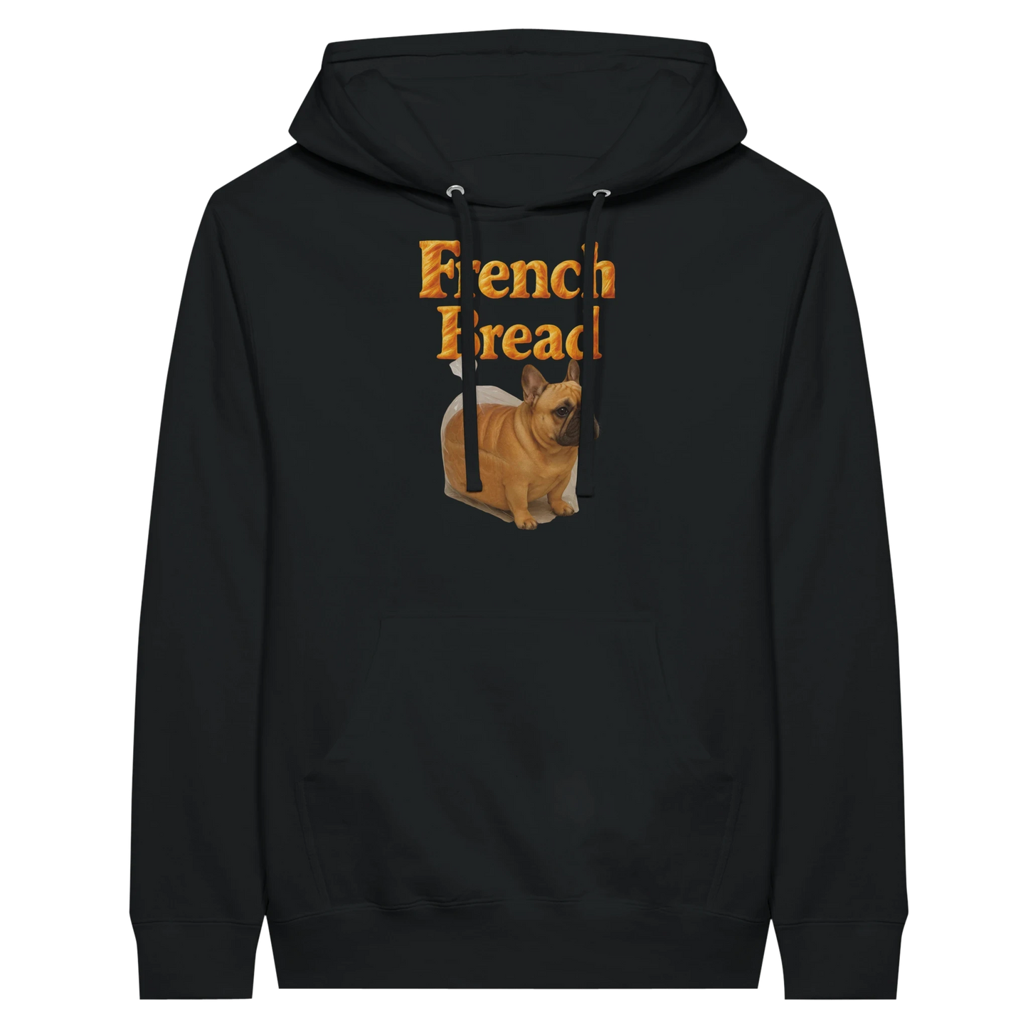 Funny French Bread Bulldog Hoodie