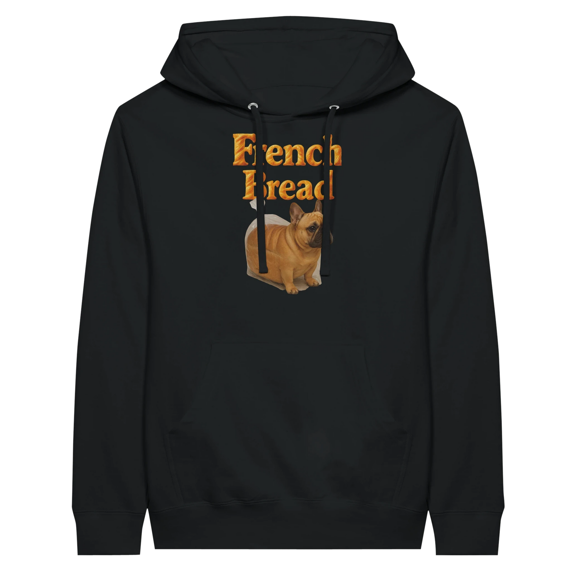 Funny French Bread Bulldog Hoodie