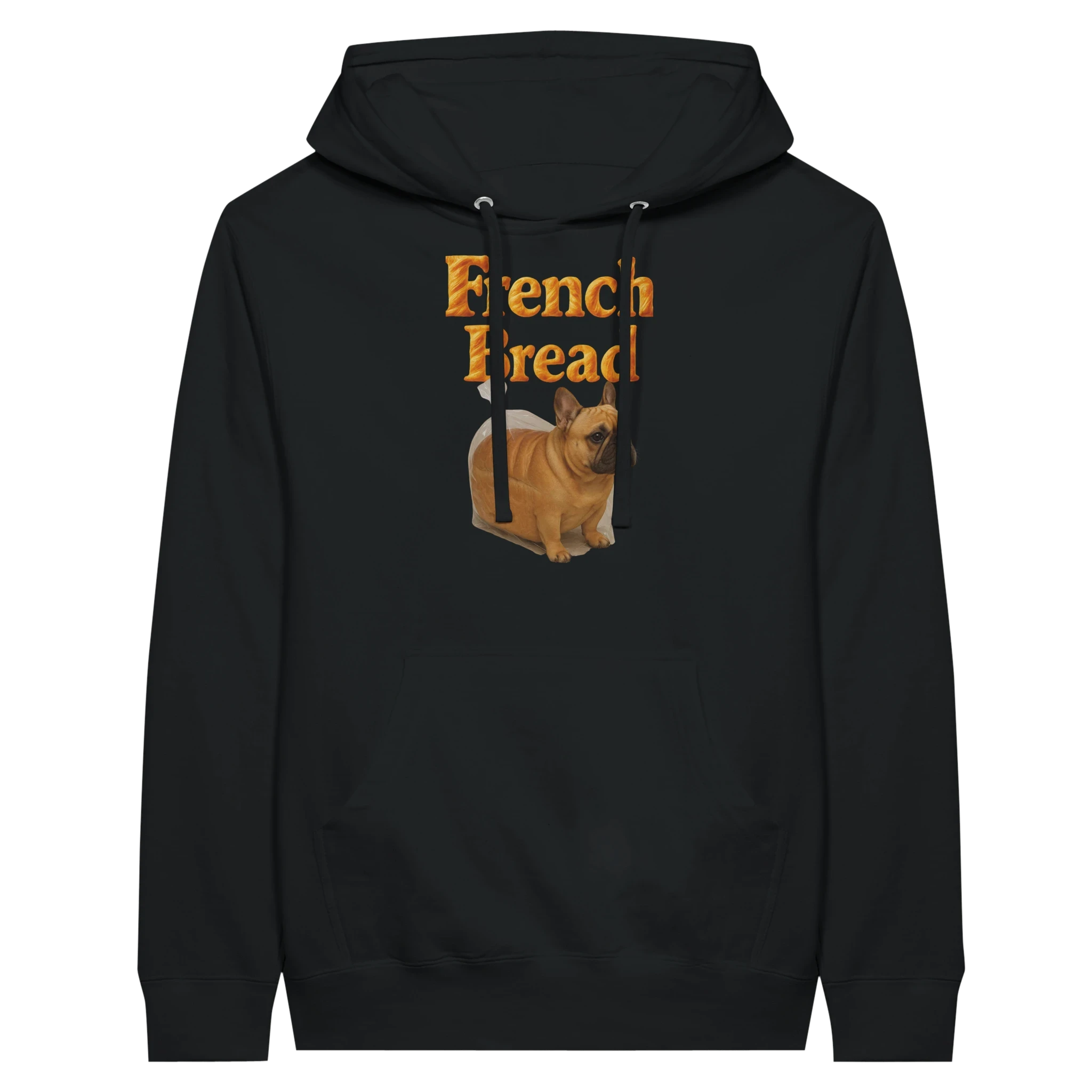 Funny French Bread Bulldog Hoodie