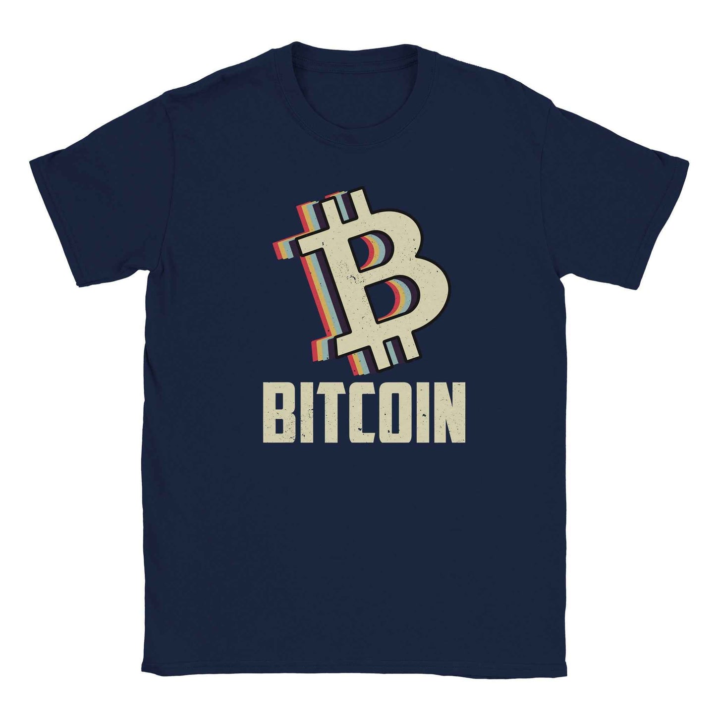 Bitcoin Cryptocurrency T-Shirt – Retro Vibe BTC Design