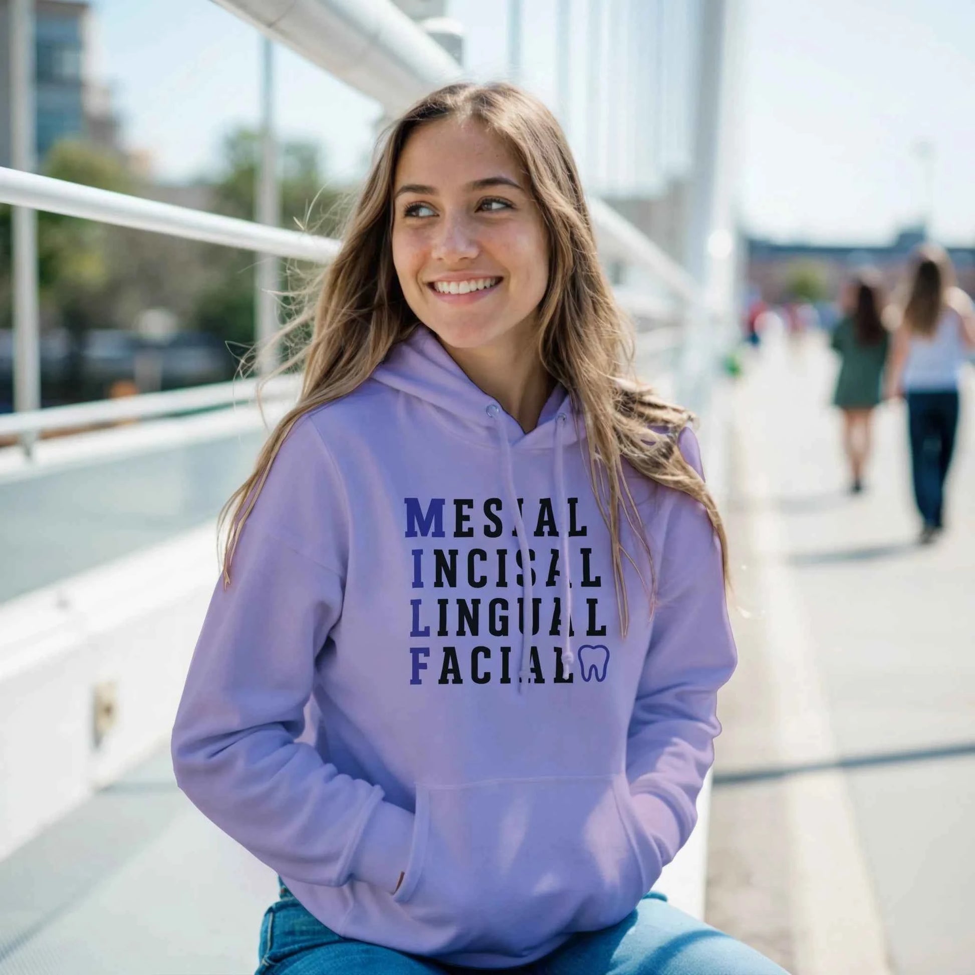 MILF Dental Hoodie – Mesial Incisal Lingual Facial Funny Dentist Sweatshirt