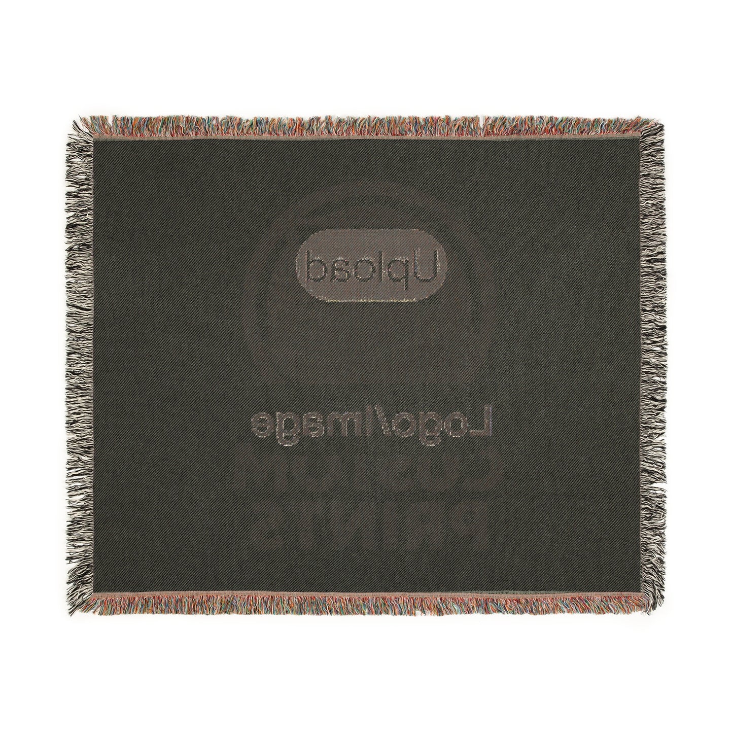 Custom Photo Woven Blanket – Personalized Logo & Image Throw