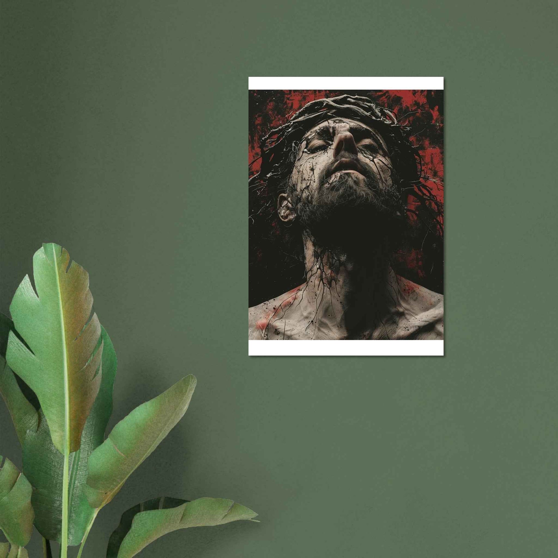 “The Passion” Poster – Dramatic & Intense Religious Wall Art (Multiple Sizes Available)