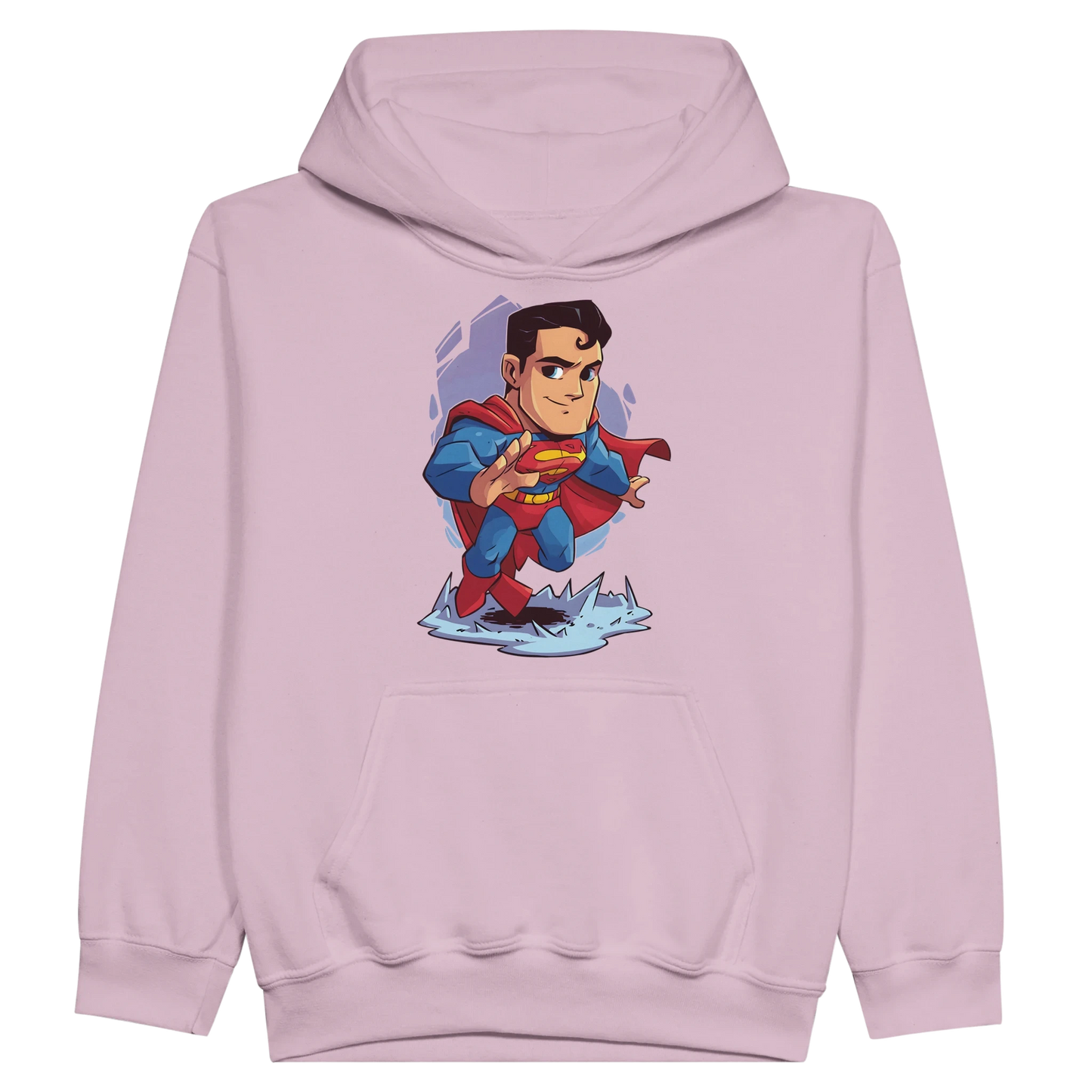 Kids Chibi Superman Inspired Hoodie