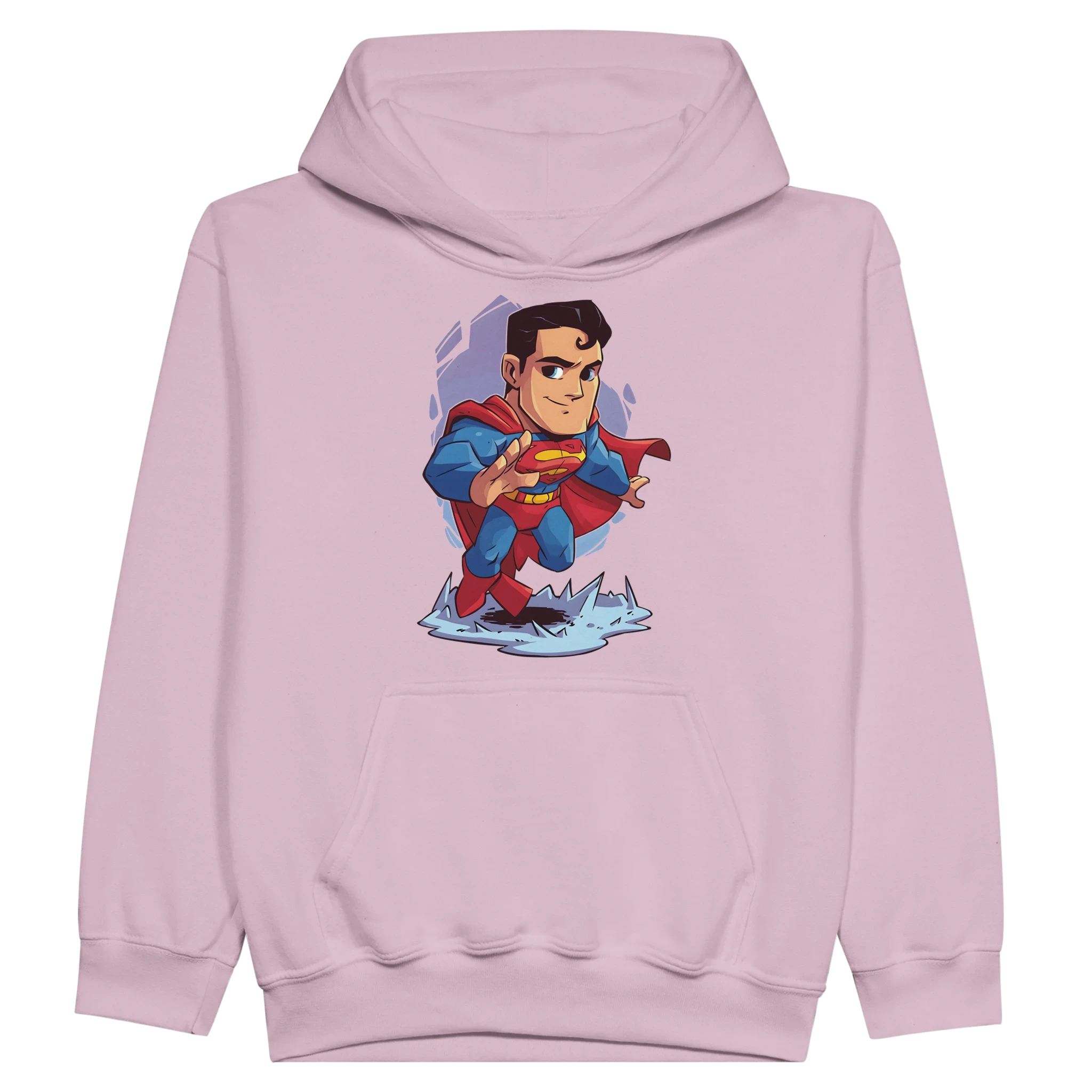 Kids Chibi Superman Inspired Hoodie