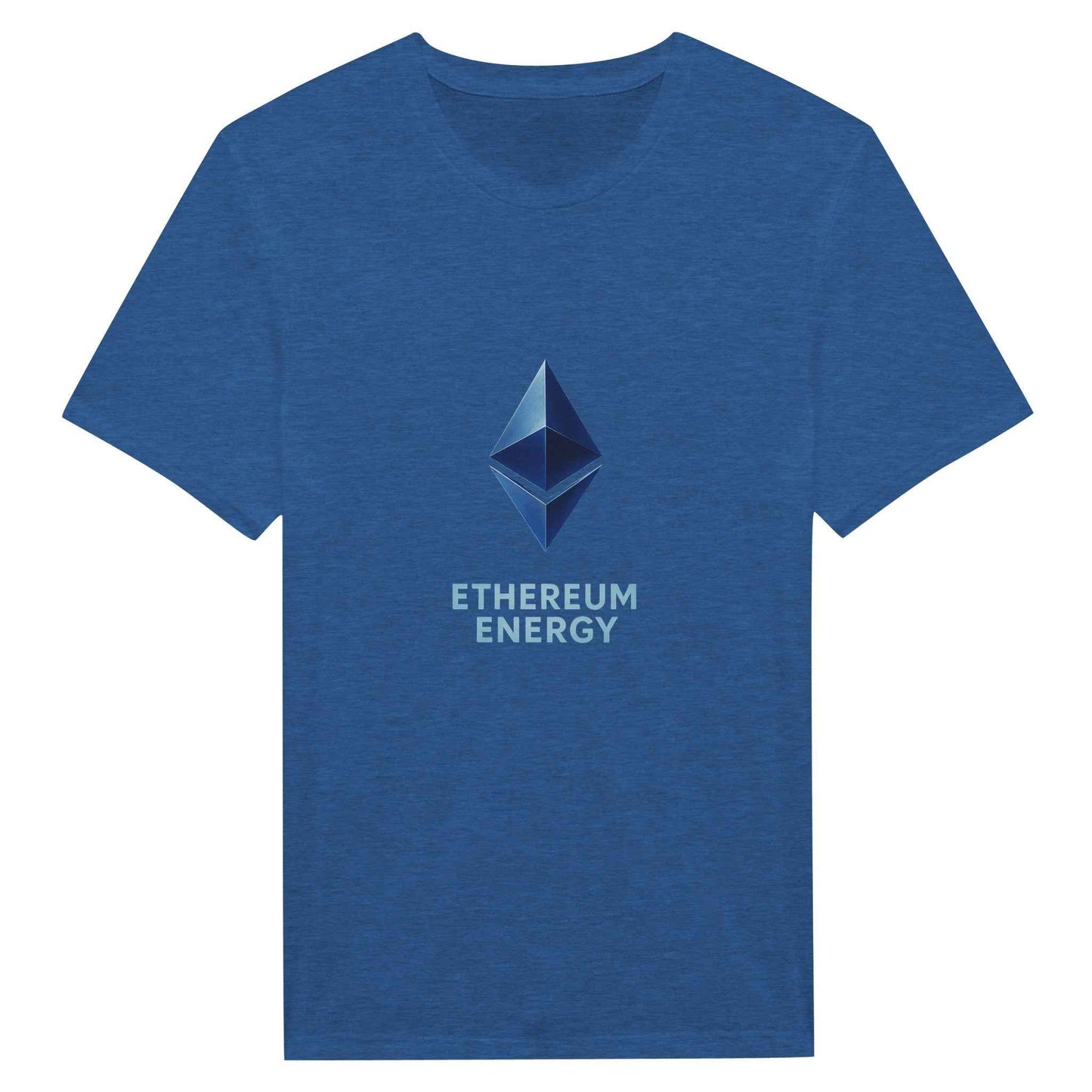 Ethereum Energy T-Shirt – Sleek Blue Crypto Logo Graphic Tee in Multiple Hues