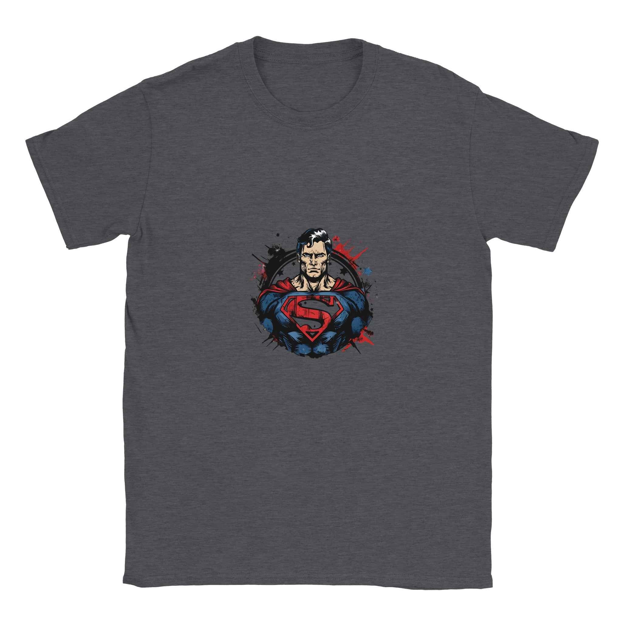 Man of Steel 'S' T-Shirt – Heroic Comic-Inspired Graphic Tee in Your Choice of 10 Dynamic Colors