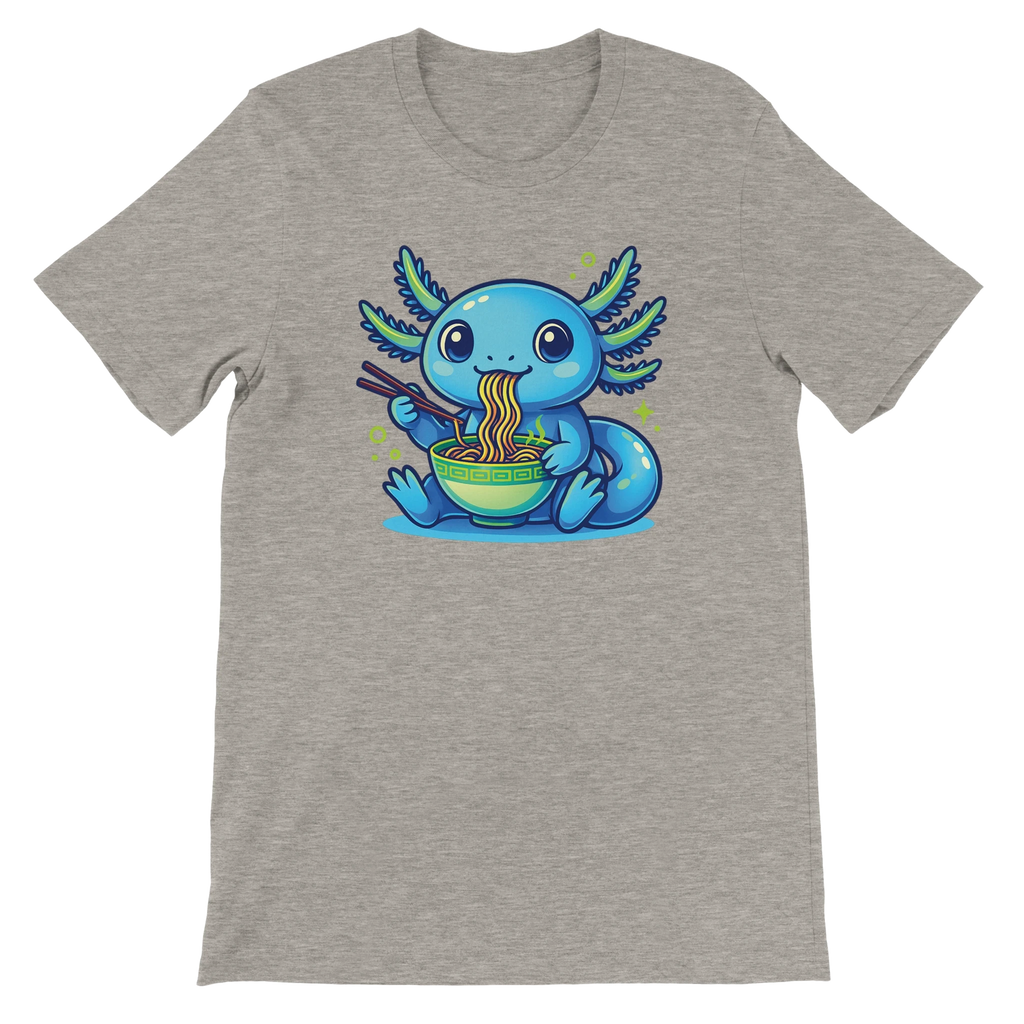 Kawaii Axolotl Ramen T-Shirt