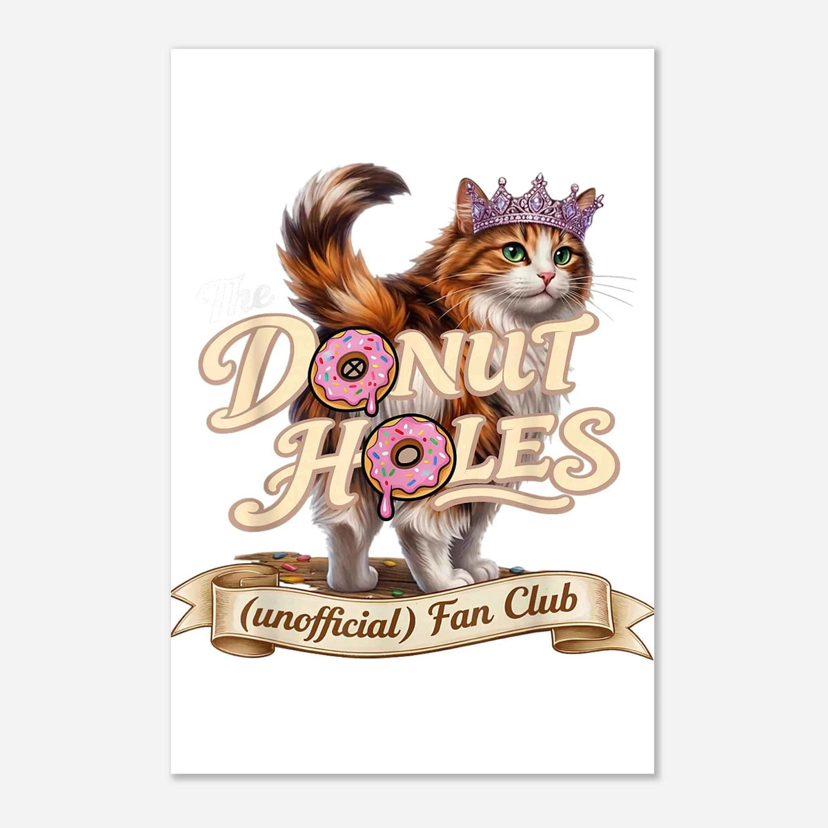 Donut Holes Fan Club Fine Art Poster