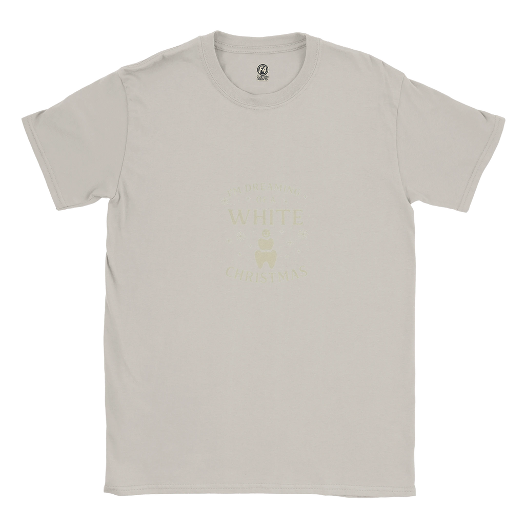 Dreaming of a White Christmas Tee – Dental Christmas Shirt - F4 Custom Prints