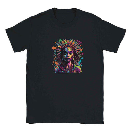 Vibrant Afrocentric Warrior Queen Graphic Tee – Premium Comfort & Bold Style for Everyday Wear