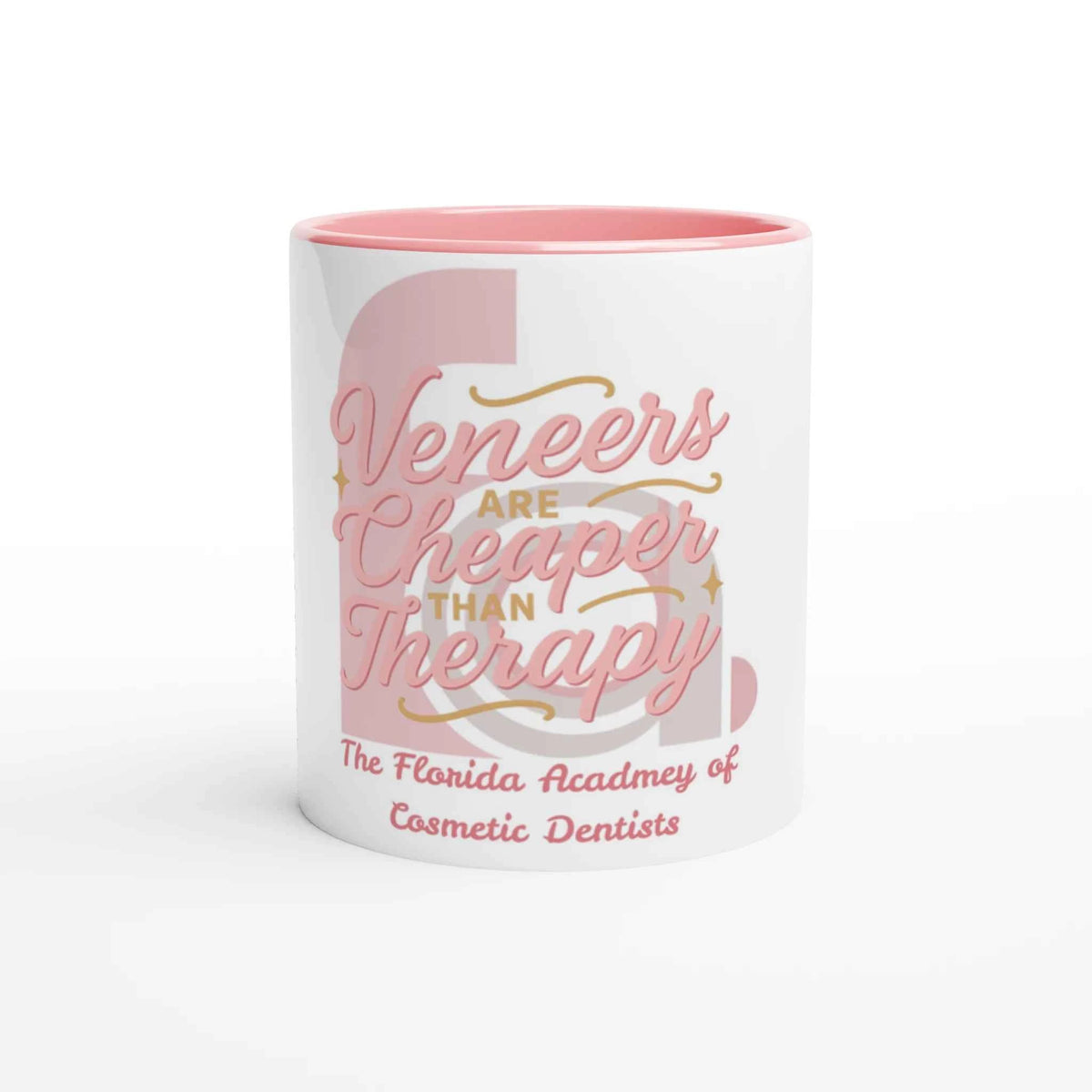 FACD Veneers Are Cheaper 11oz Coffee Mug with Color Inside