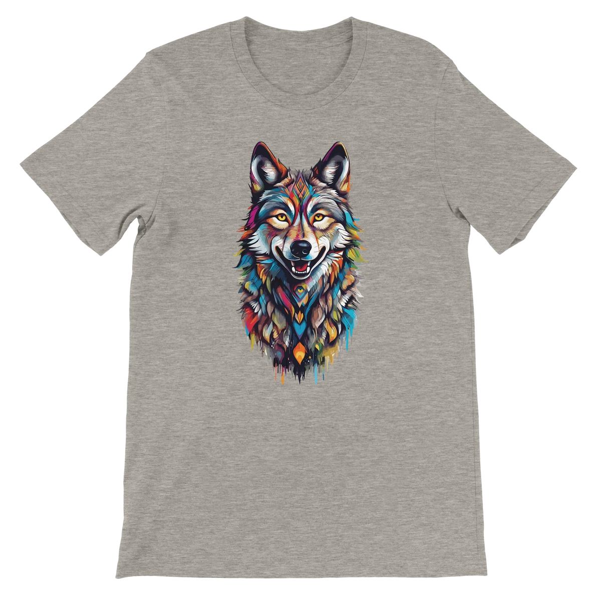 Cosmic Wolf Graphic T-Shirt