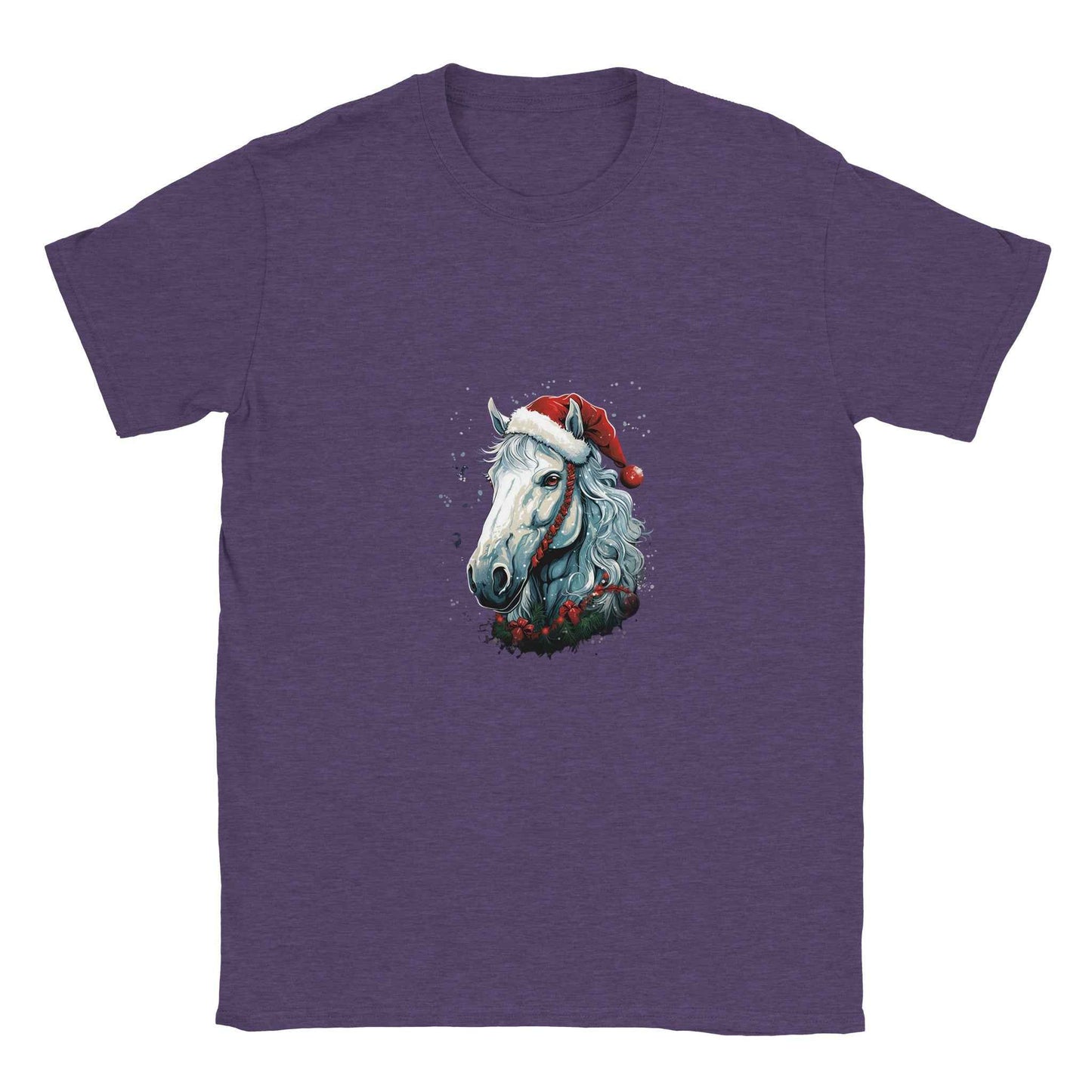 Winter Stallion Holiday Tee – Festive Horse Christmas Graphic Shirt