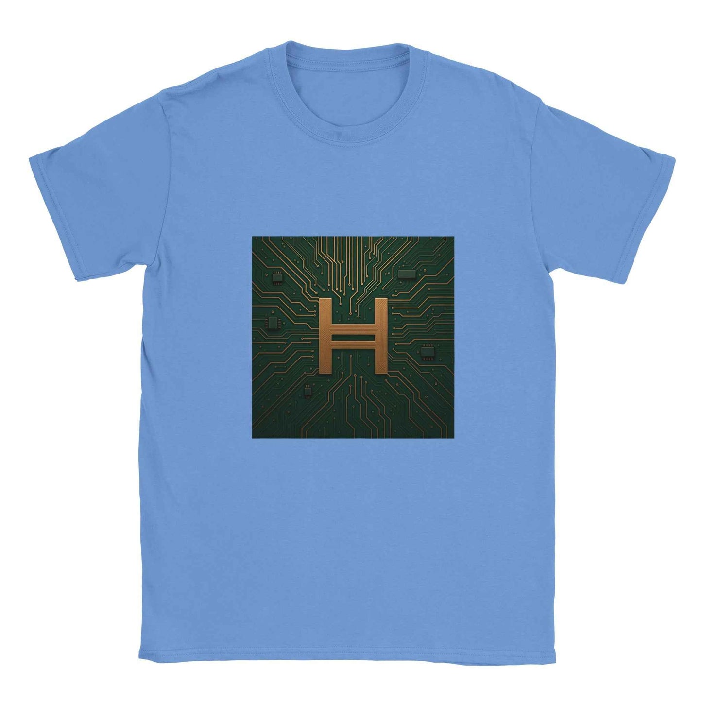 Hedera Hashgraph T-Shirt – Circuitry Style Tee for Crypto Enthusiasts