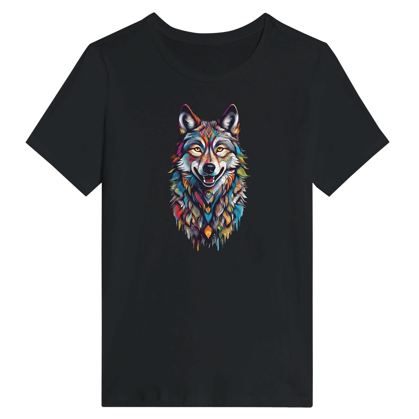 Women’s Cosmic Wolf Graphic T-Shirt