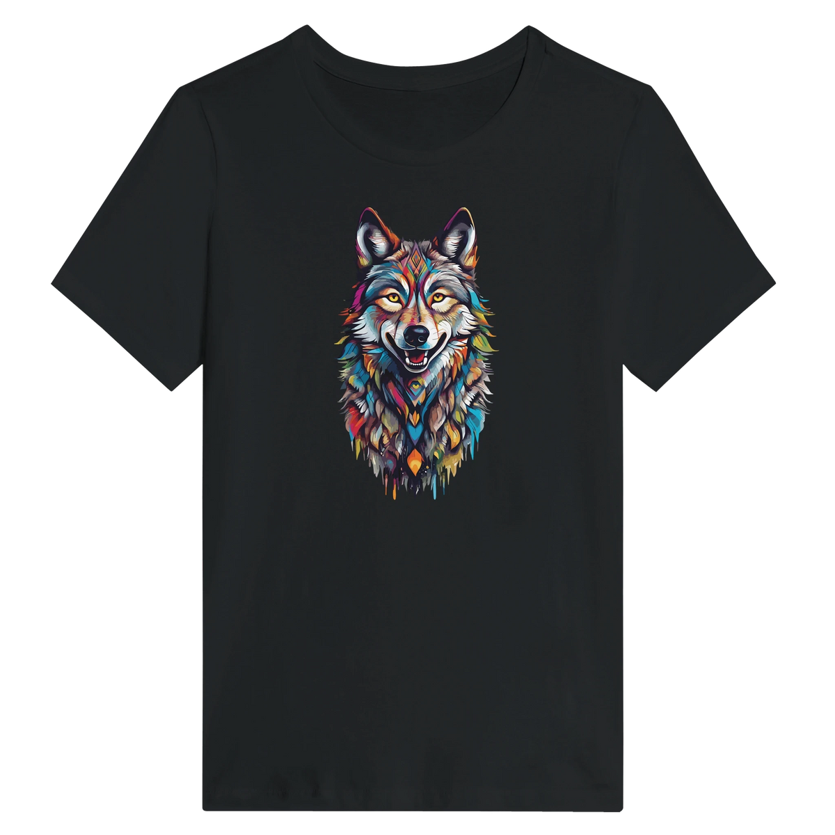 Women’s Cosmic Wolf Graphic T-Shirt