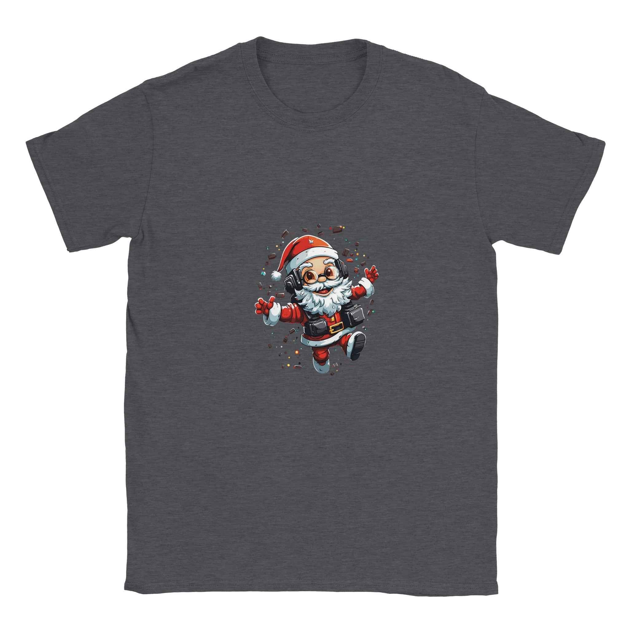 Gamer Santa Christmas T-Shirt – Festive Holiday Graphic Tee for Gamers & Tech Lovers