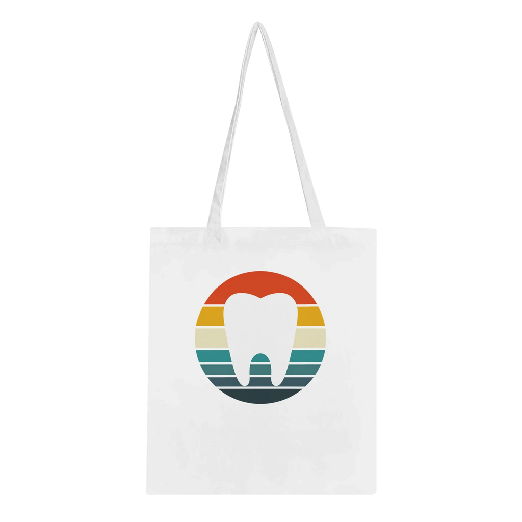 Retro Dental Tote Bag