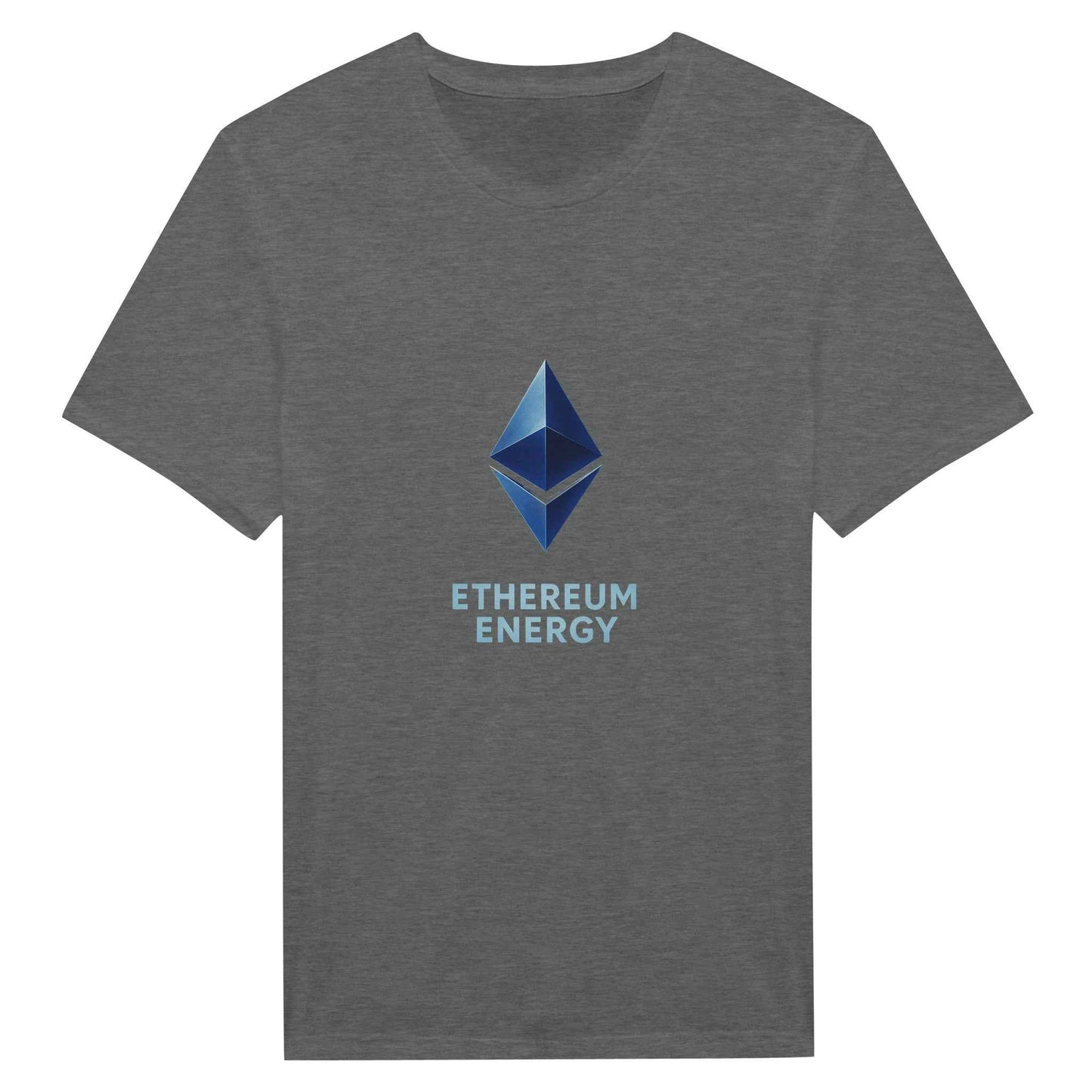 Ethereum Energy T-Shirt – Sleek Blue Crypto Logo Graphic Tee in Multiple Hues