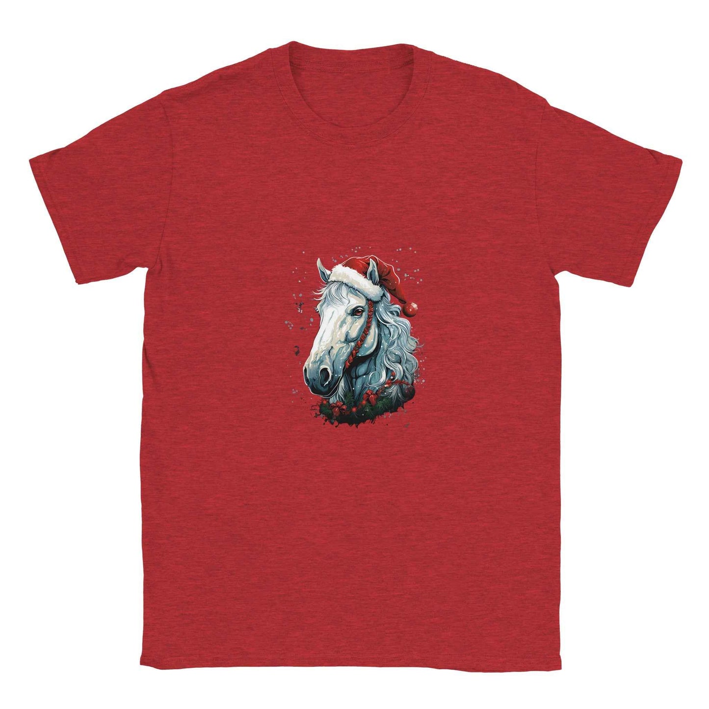Winter Stallion Holiday Tee – Festive Horse Christmas Graphic Shirt