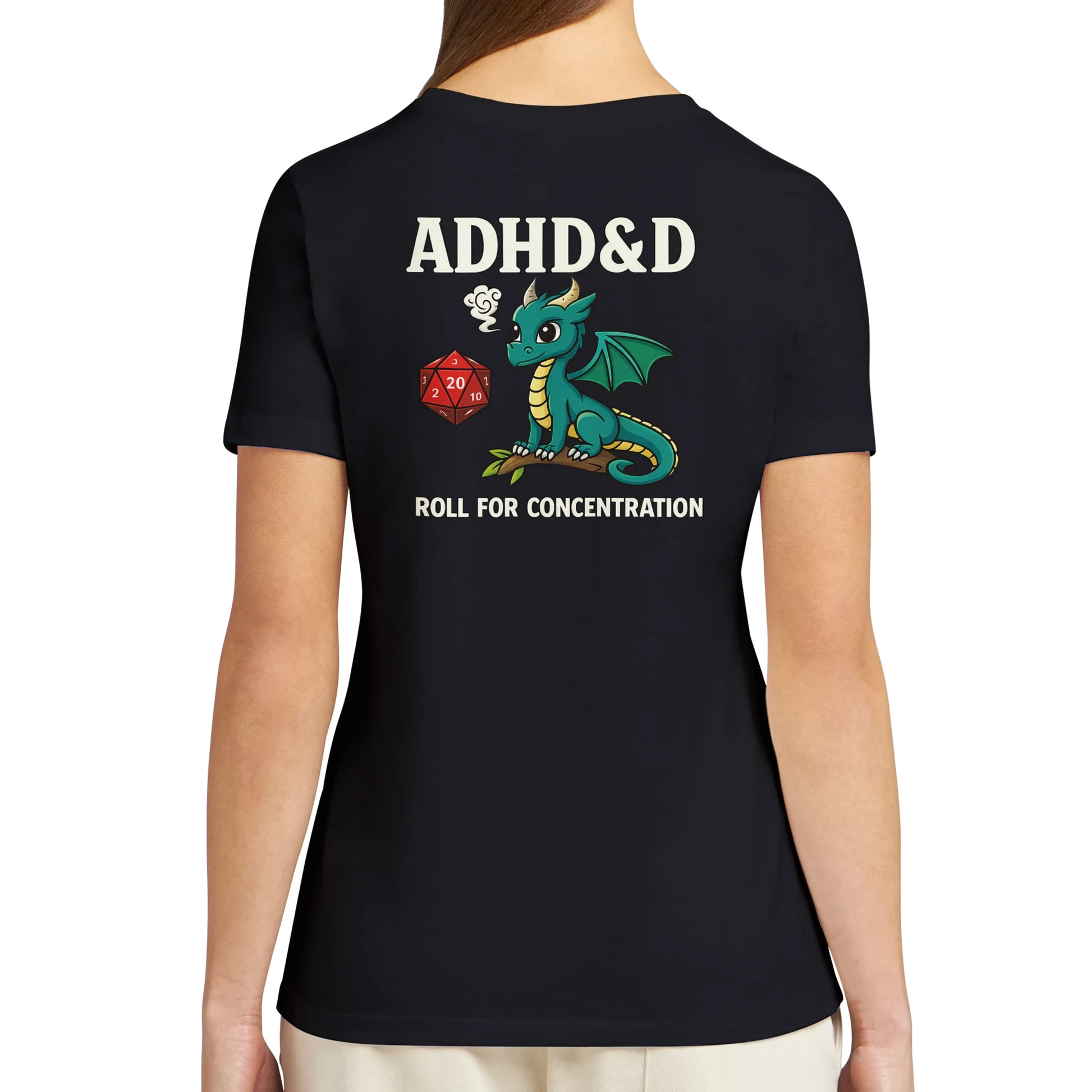 Women’s ADHD&D Roll for Concentration T-Shirt