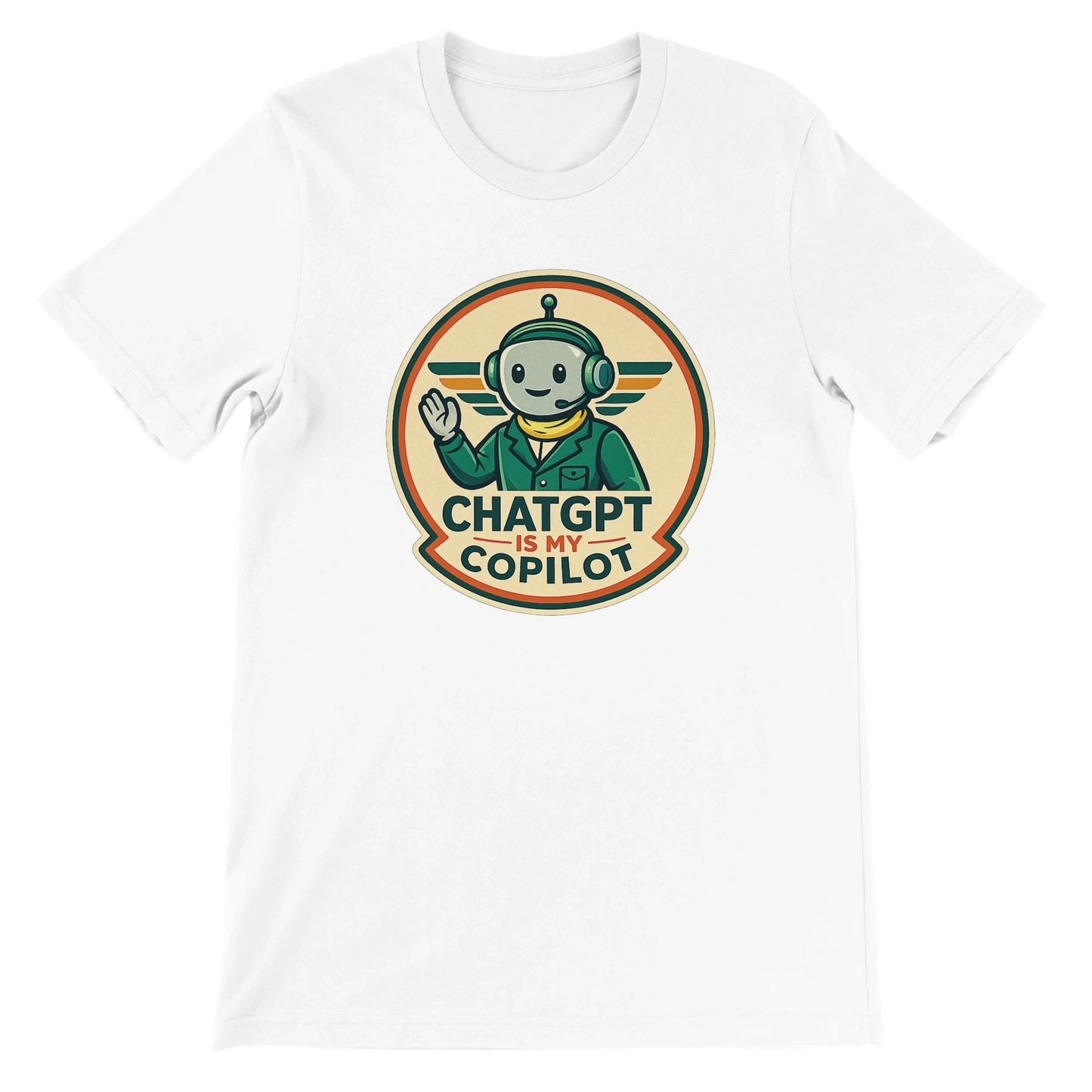 AI Co-Pilot Retro Tech T-Shirt