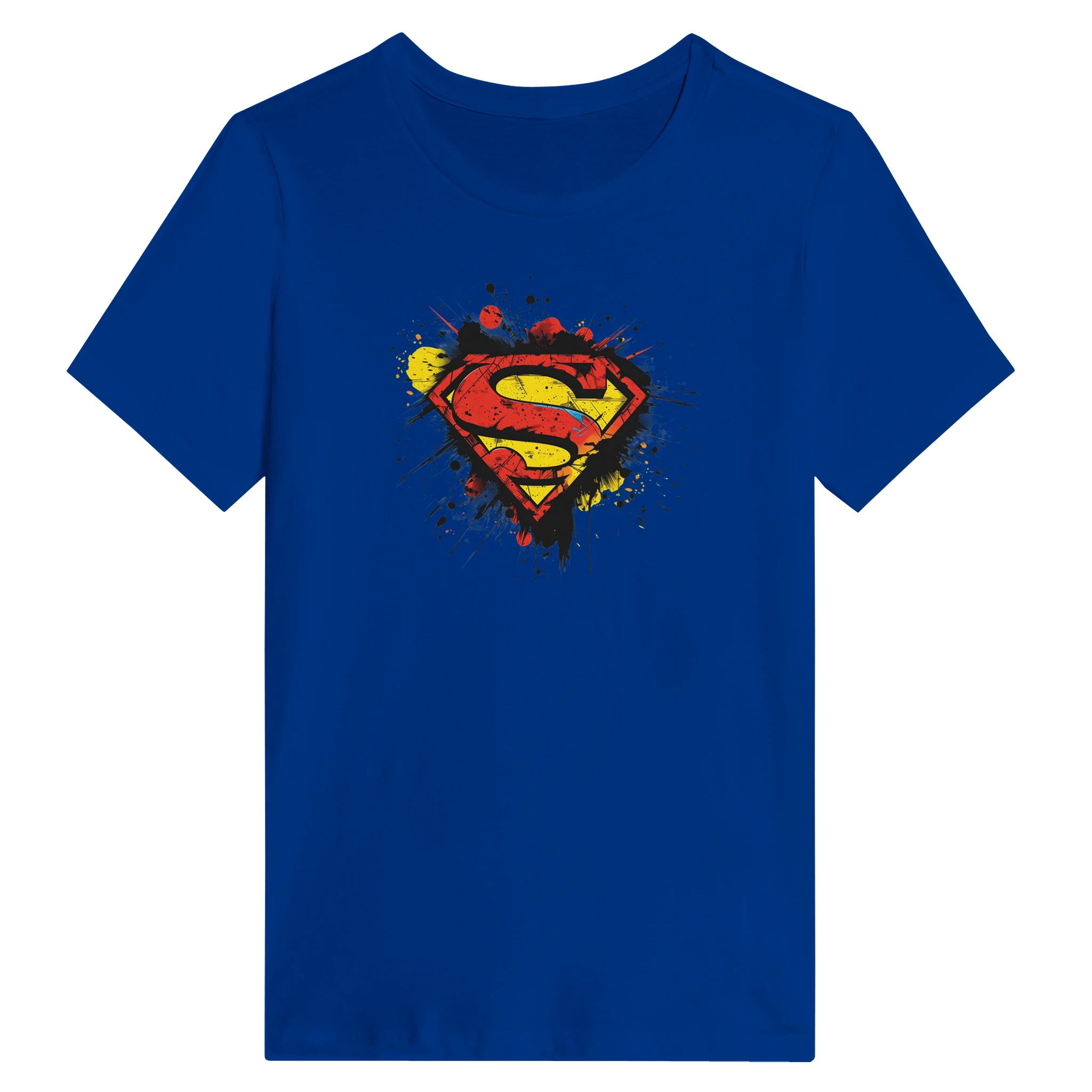 Women’s Superman Splatter Shield T-Shirt