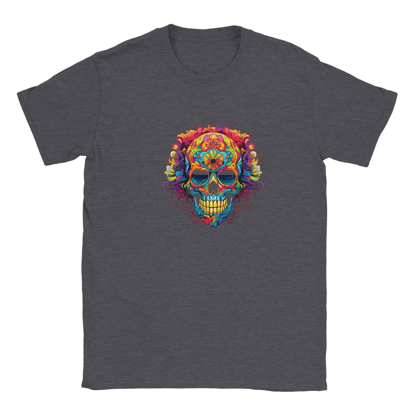 Vibrant Sugar Skull Graphic Tee – Premium Comfort & Bold Style for Everyday Wear