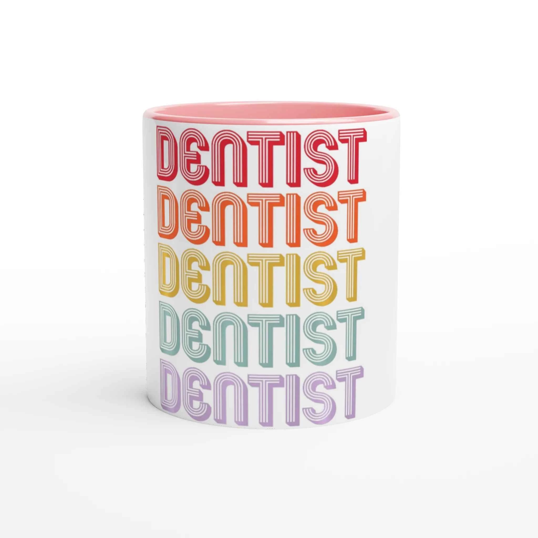Retro Dentist 11oz Coffee Mug with Color Inside