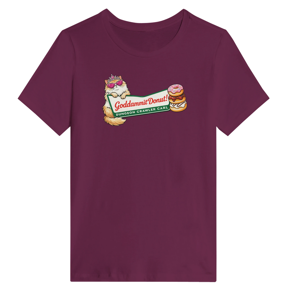 Women’s Goddammit Donut Dungeon Crawler Carl T-Shirt
