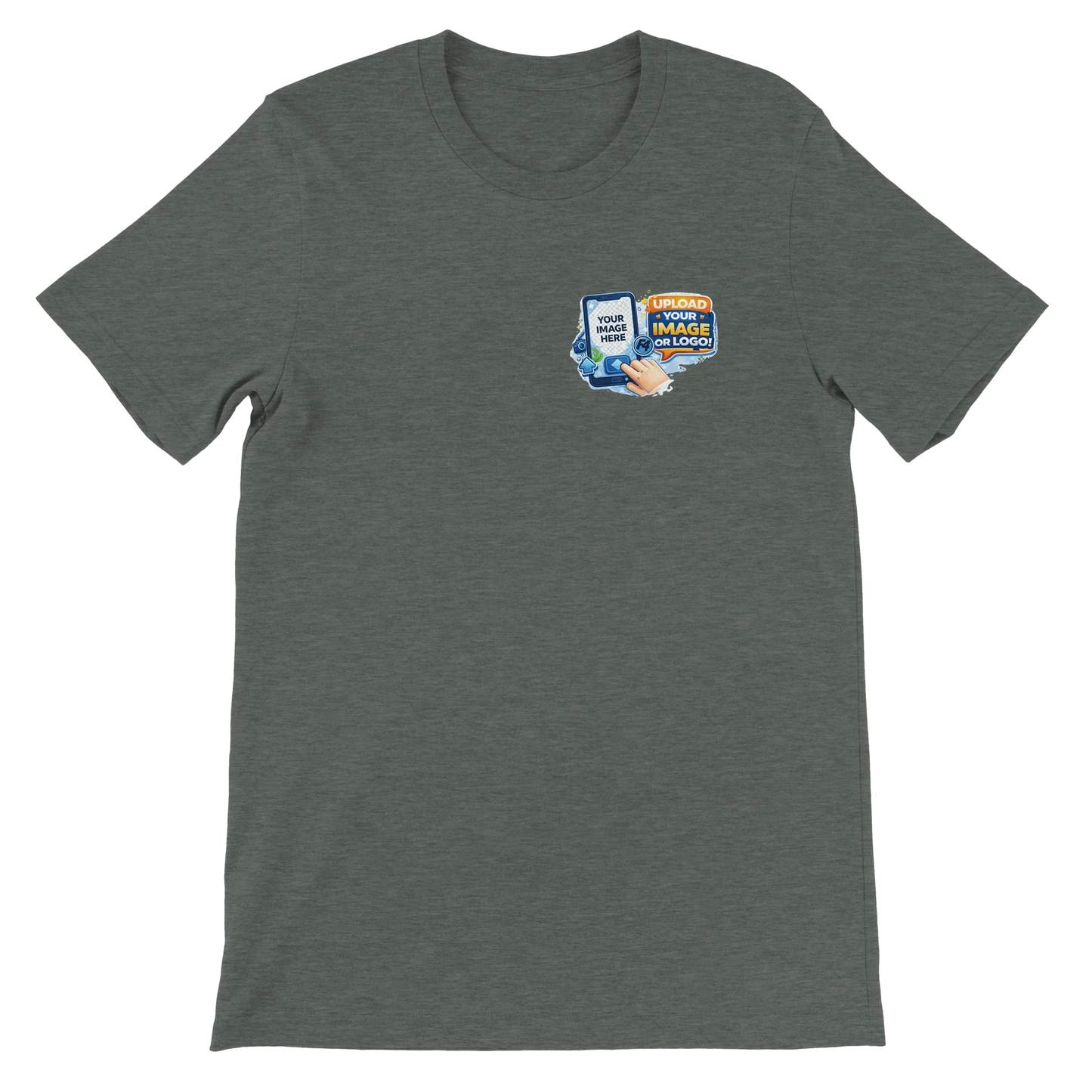 Custom Logo T-Shirt – Front & Back Print