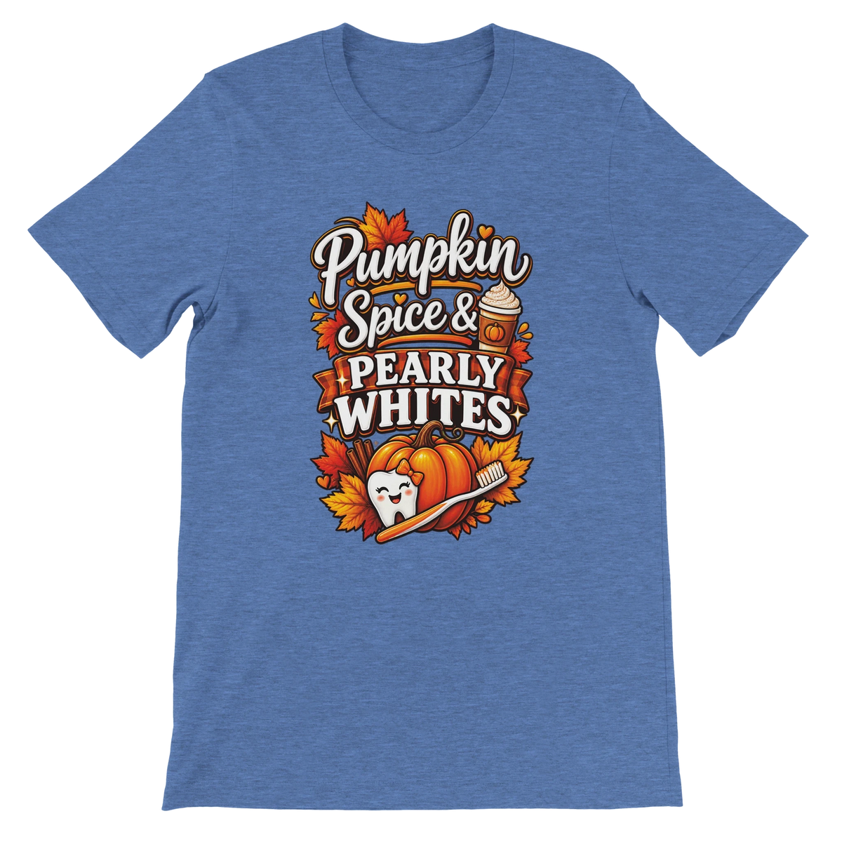 Pumpkin Spice Pearly Whites Dental T-Shirt